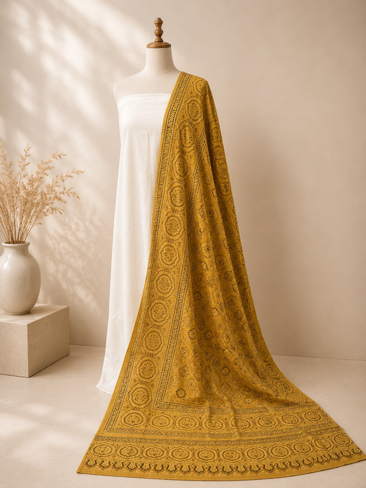Sahiba Ajrak Shawl
