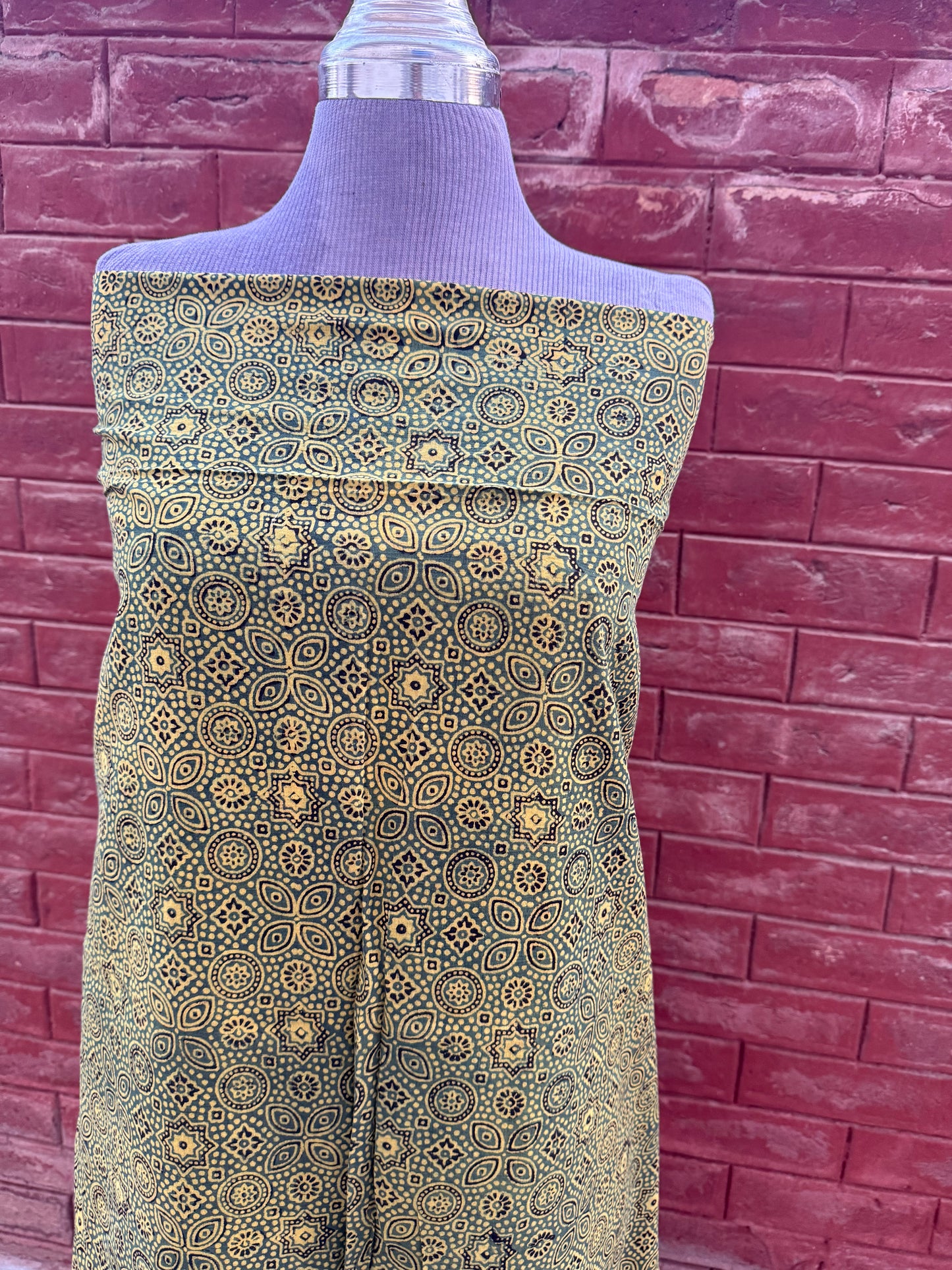 Asli Ajrak kurta (green)