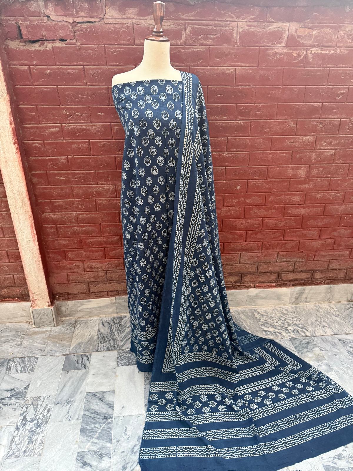 2 Piece (Natural dye) Indigo