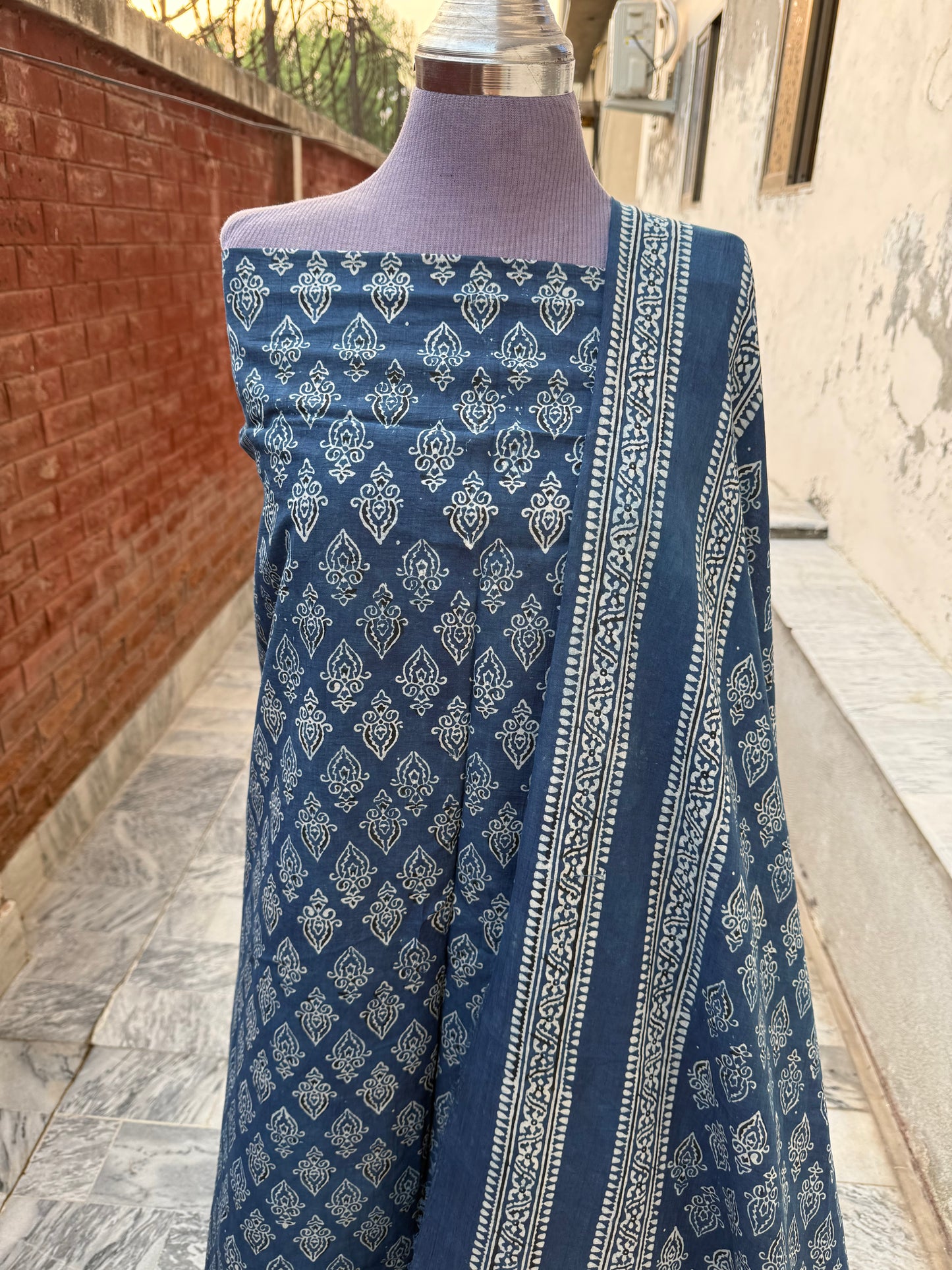 2 Piece (Natural dye) Indigo