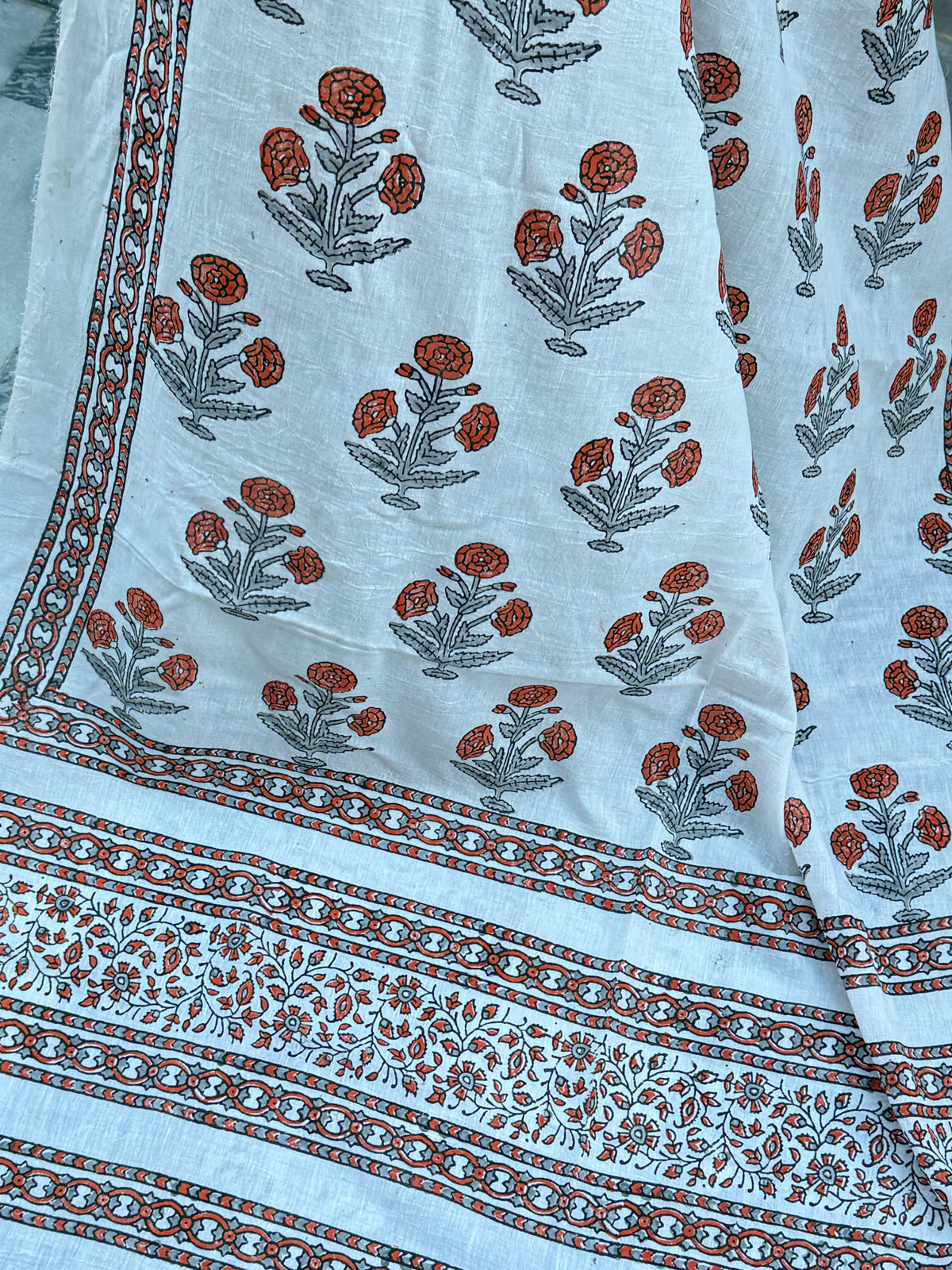 2 piece Block print
