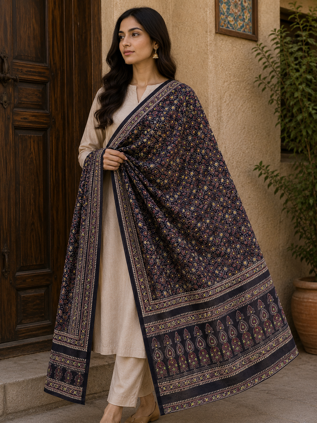 Pure lawn Sitara embellished