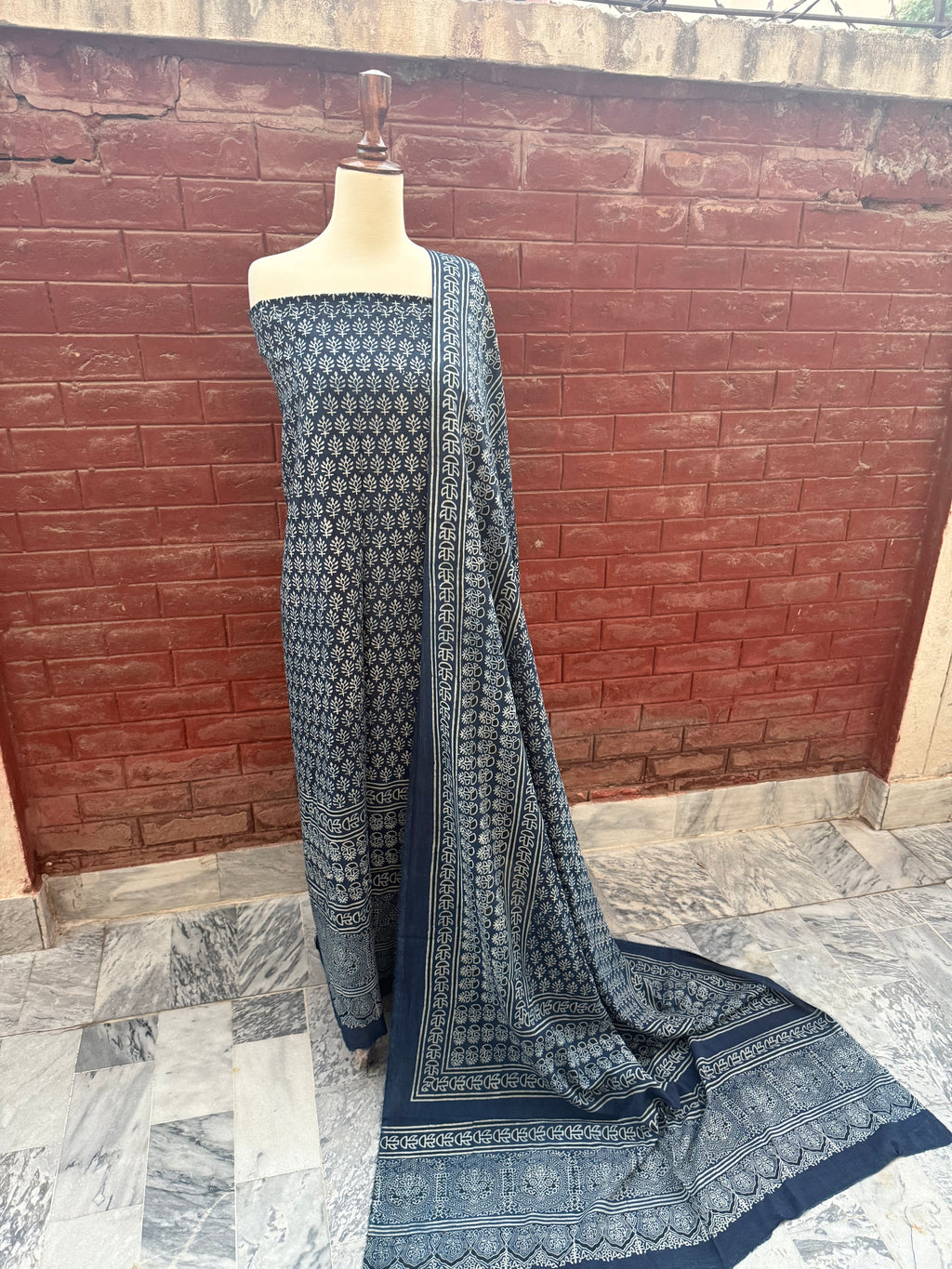 2 Piece (Natural dye) Indigo