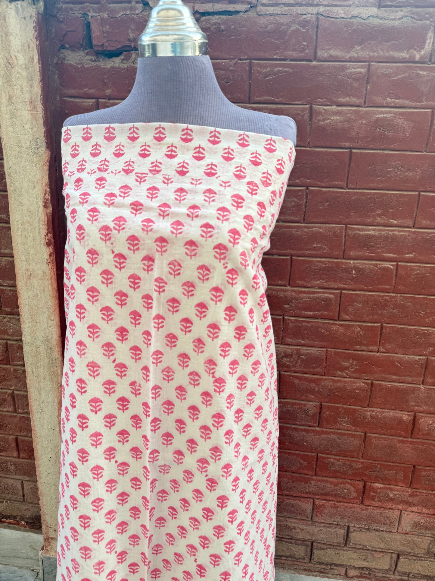 Phulkari kurta (pink)