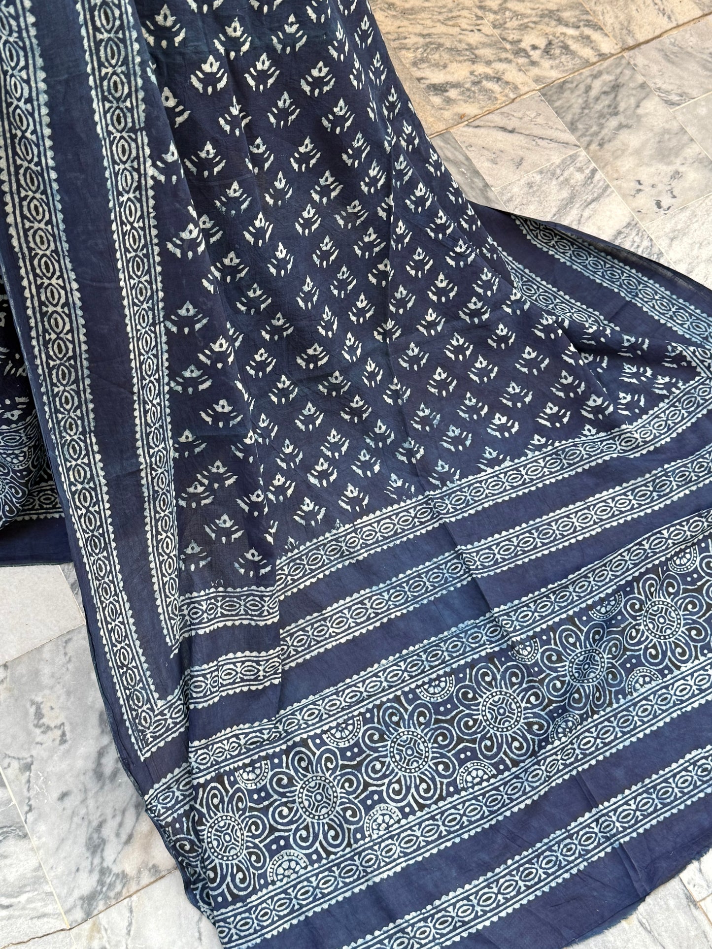 2 Piece (Natural dye) Indigo