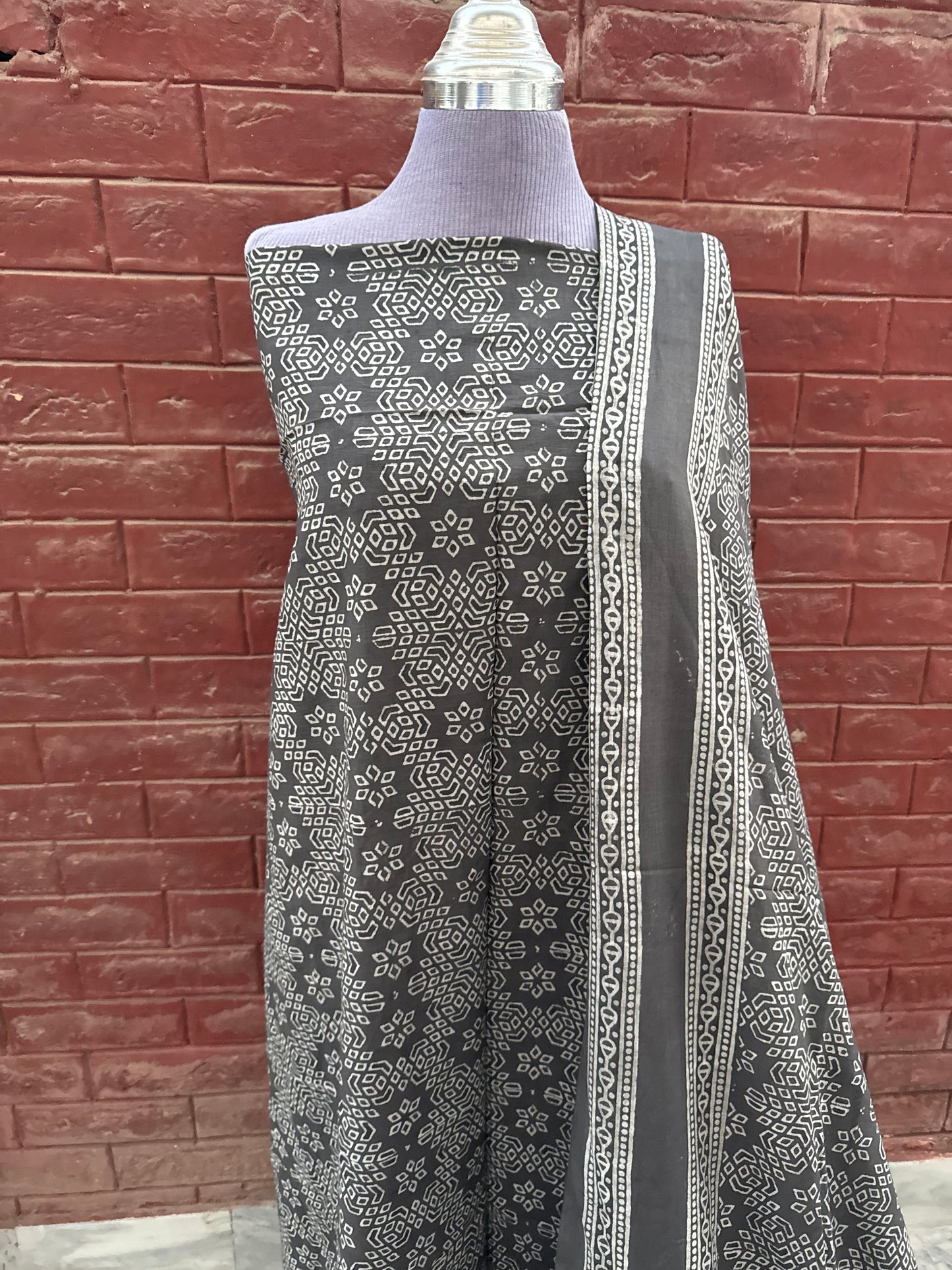 2 piece (Natural dye) grey