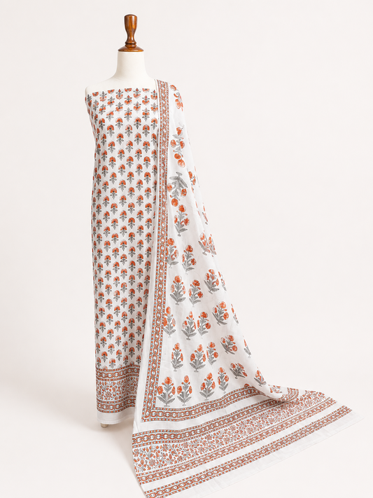 2 piece Block print