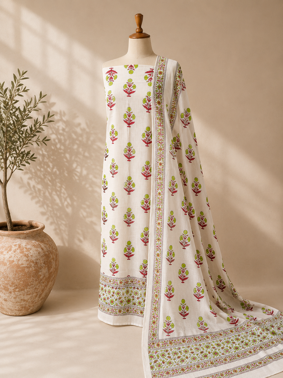 Gulbahar 2 piece (block print)