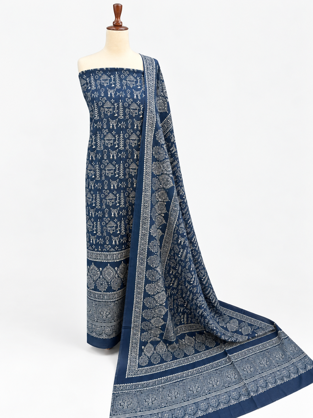 2 Piece (Natural dye) Indigo