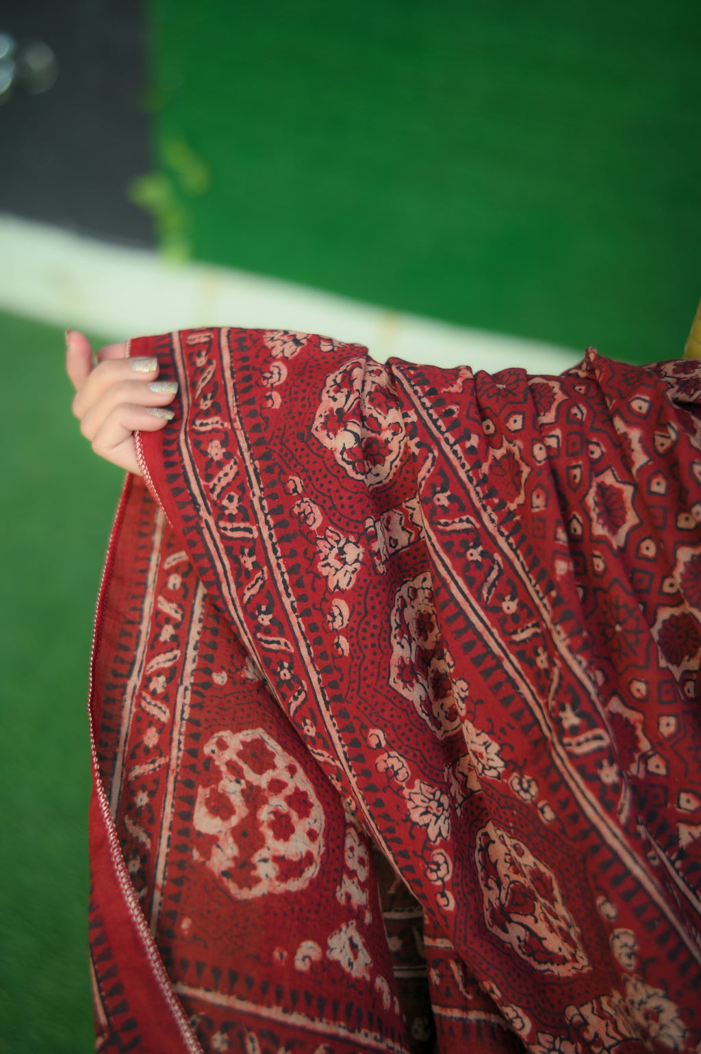 Star Ajrak Shawl