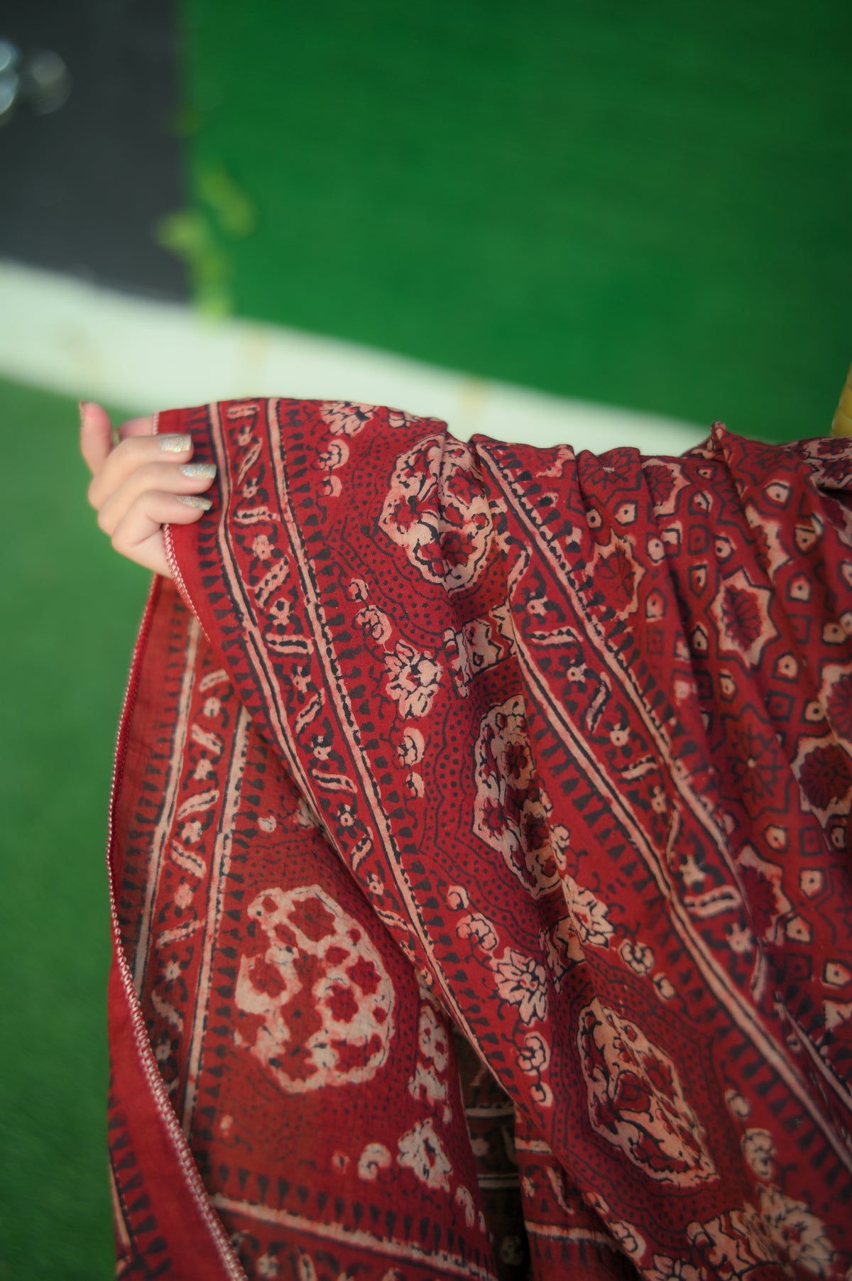 Star Ajrak Shawl