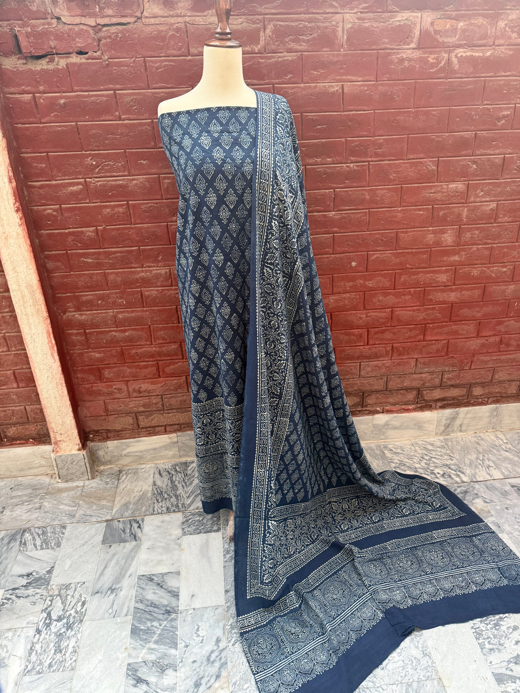 2 Piece (Natural dye) Indigo