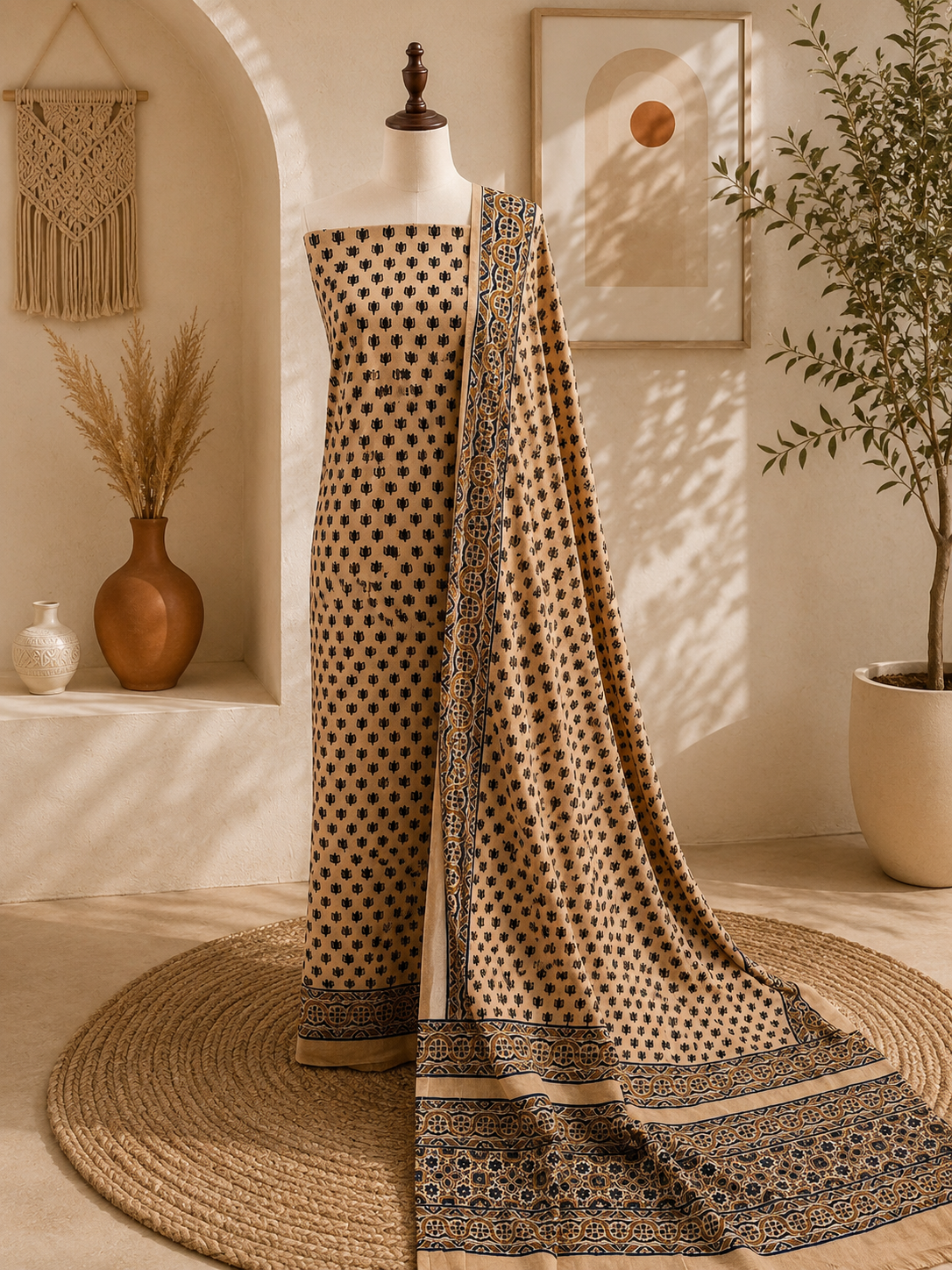 2 piece Bagru Ajrak