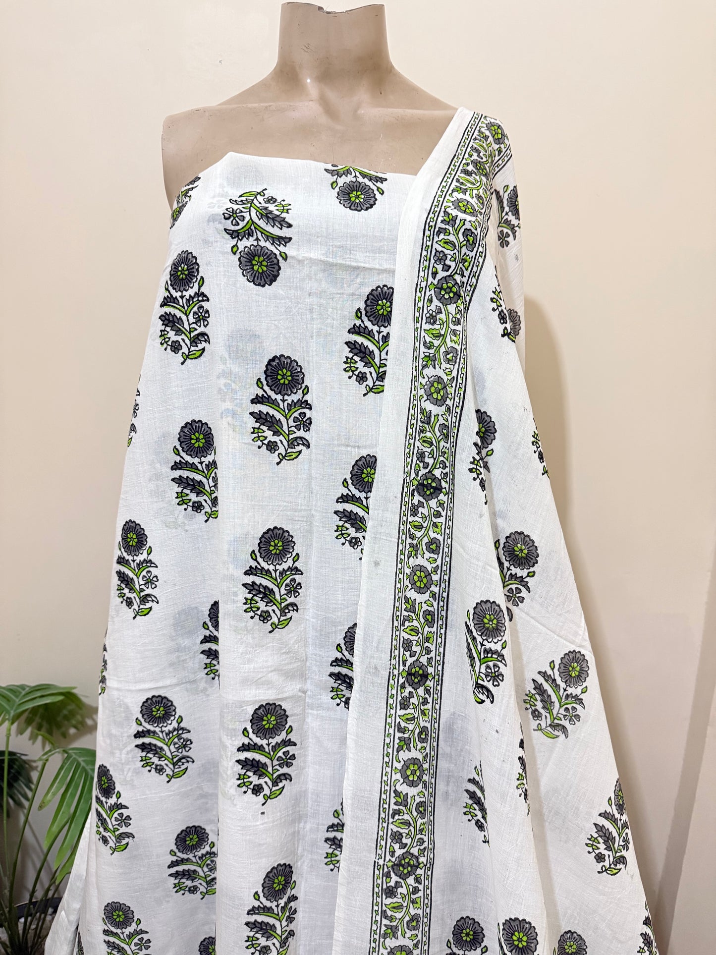 2 piece (block print)