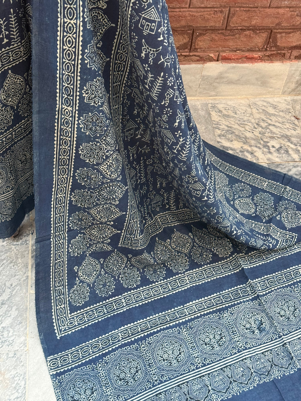 2 Piece (Natural dye) Indigo