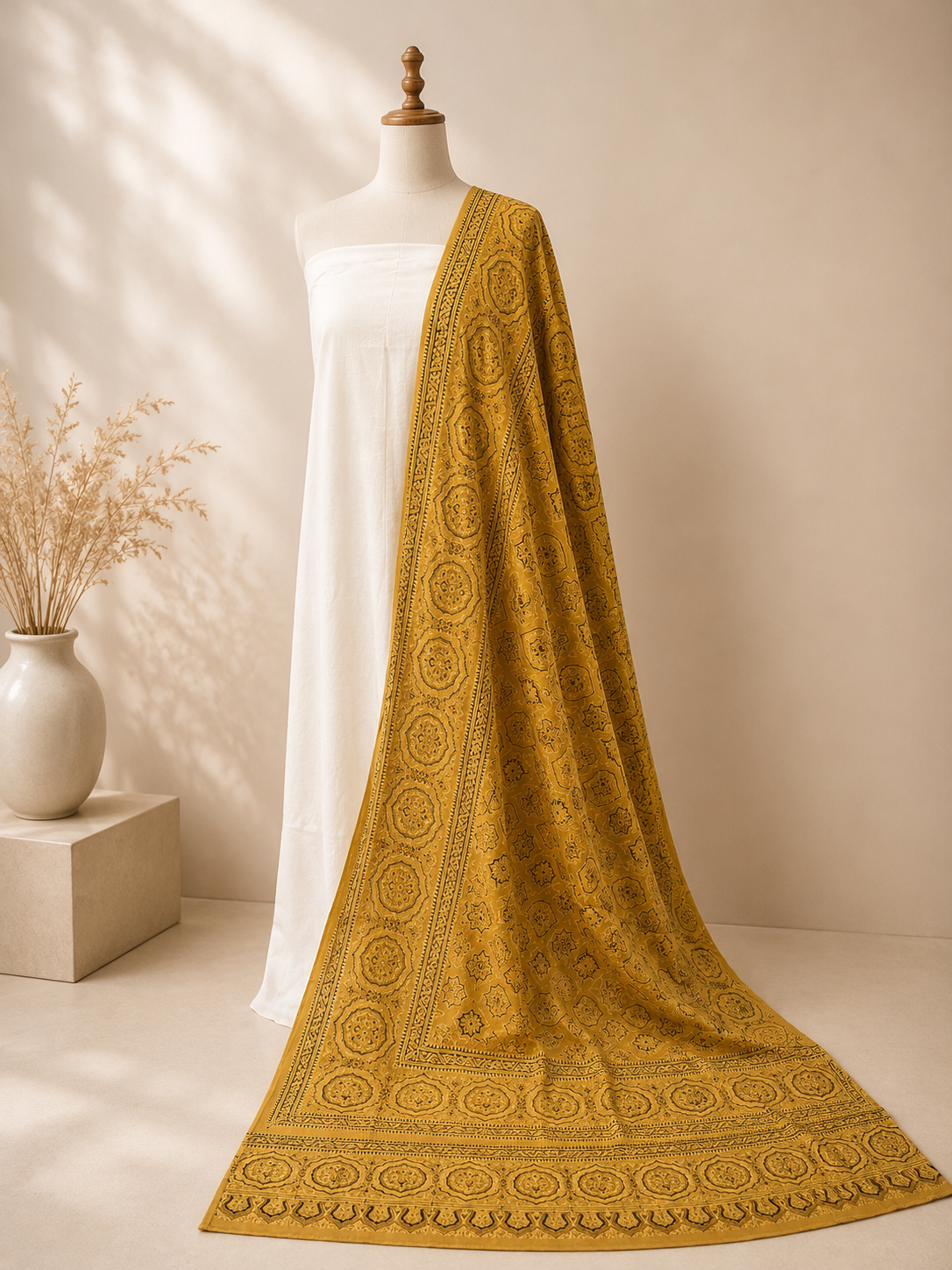 Sahiba  Ajrak Shawl