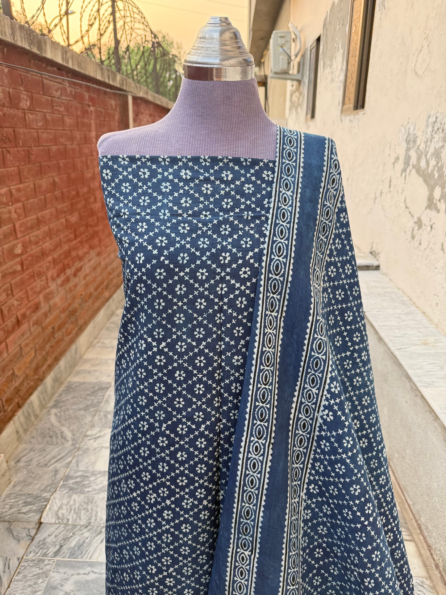 2 Piece (Natural dye) Indigo
