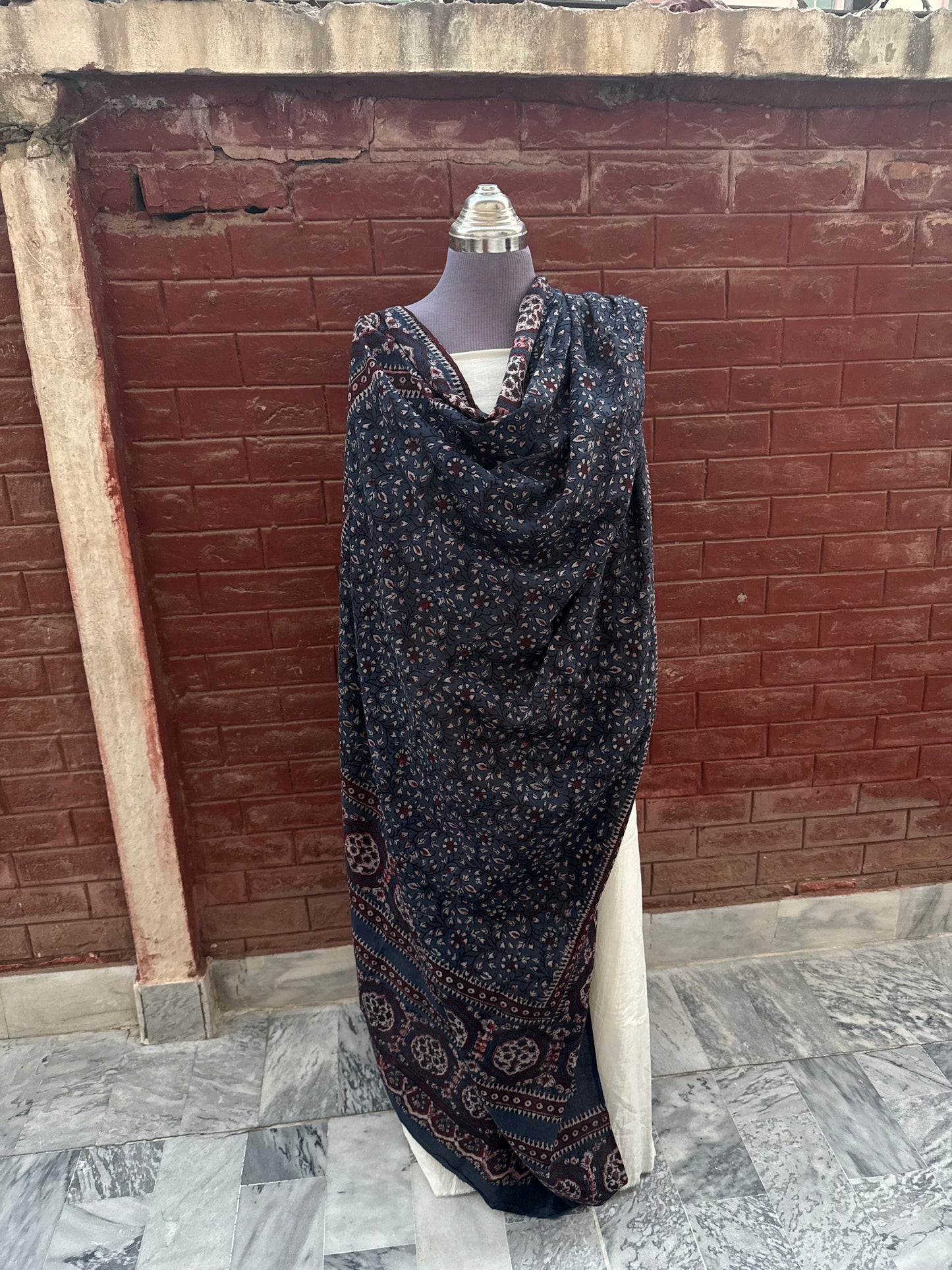 Neelam Ajrak Shawl