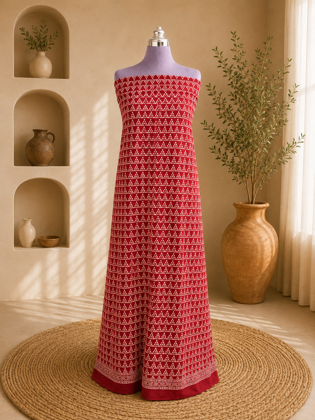Chunri kurta red