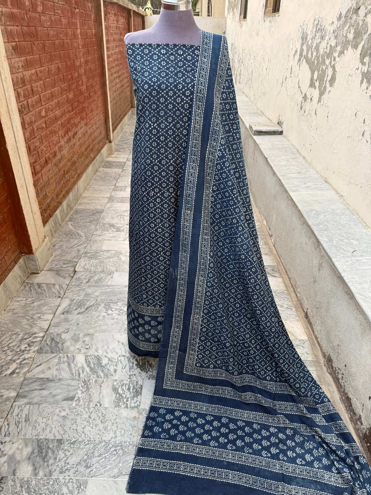 2 Piece (Natural dye) Indigo