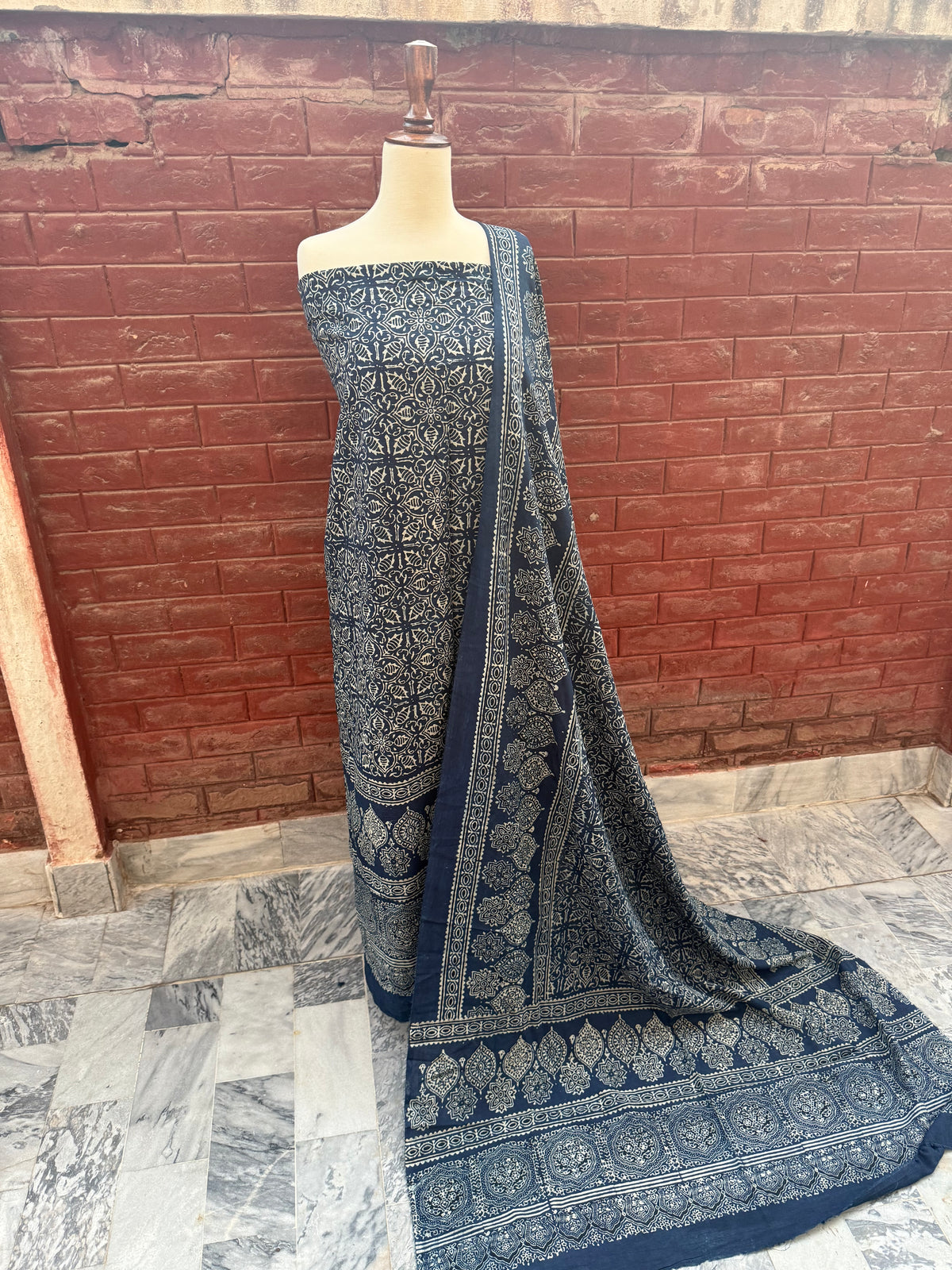 2 Piece (Natural dye) Indigo