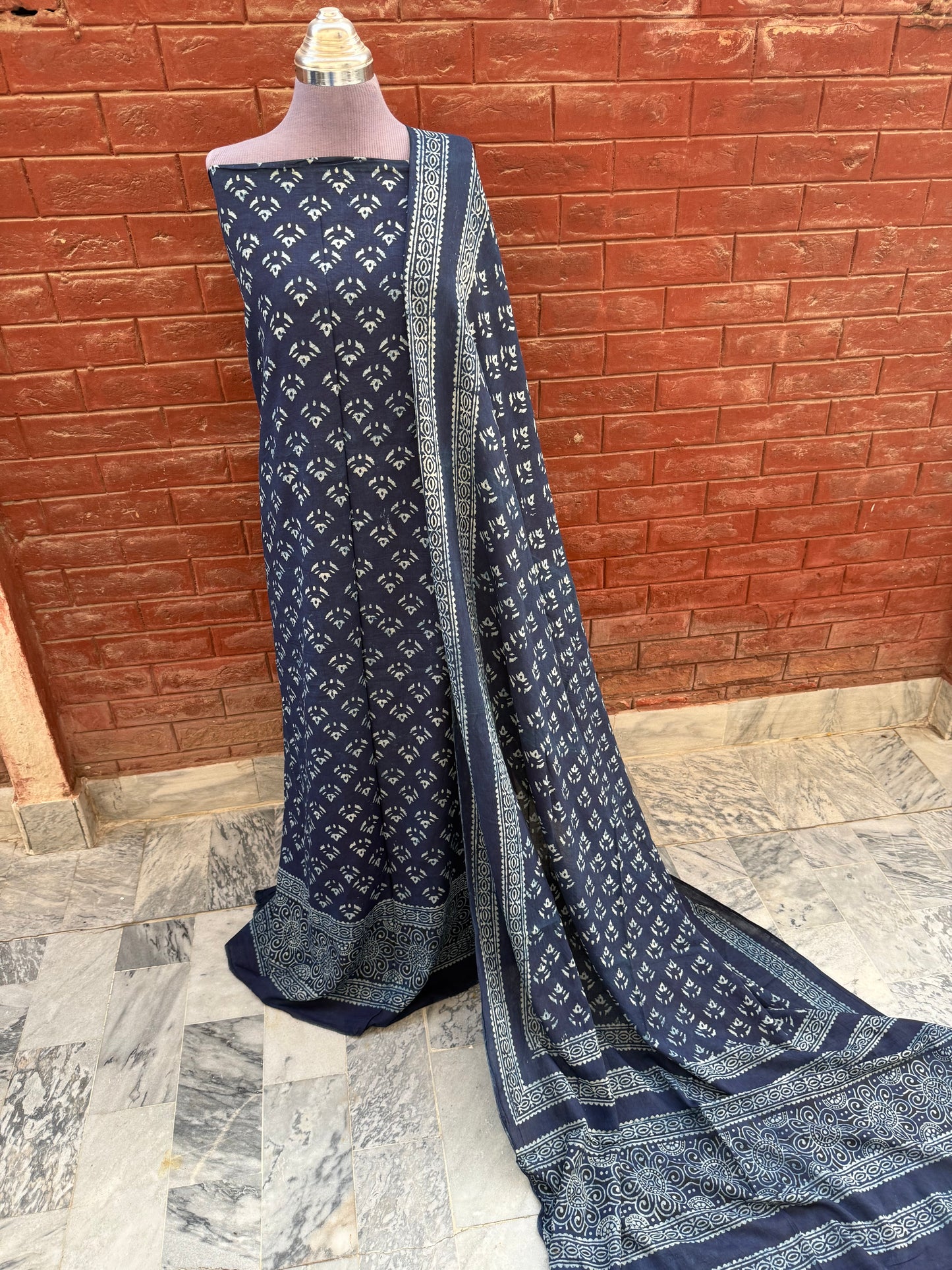 2 Piece (Natural dye) Indigo