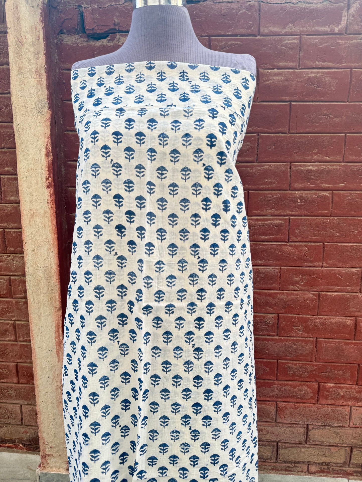 Phulkari kurta (blue)