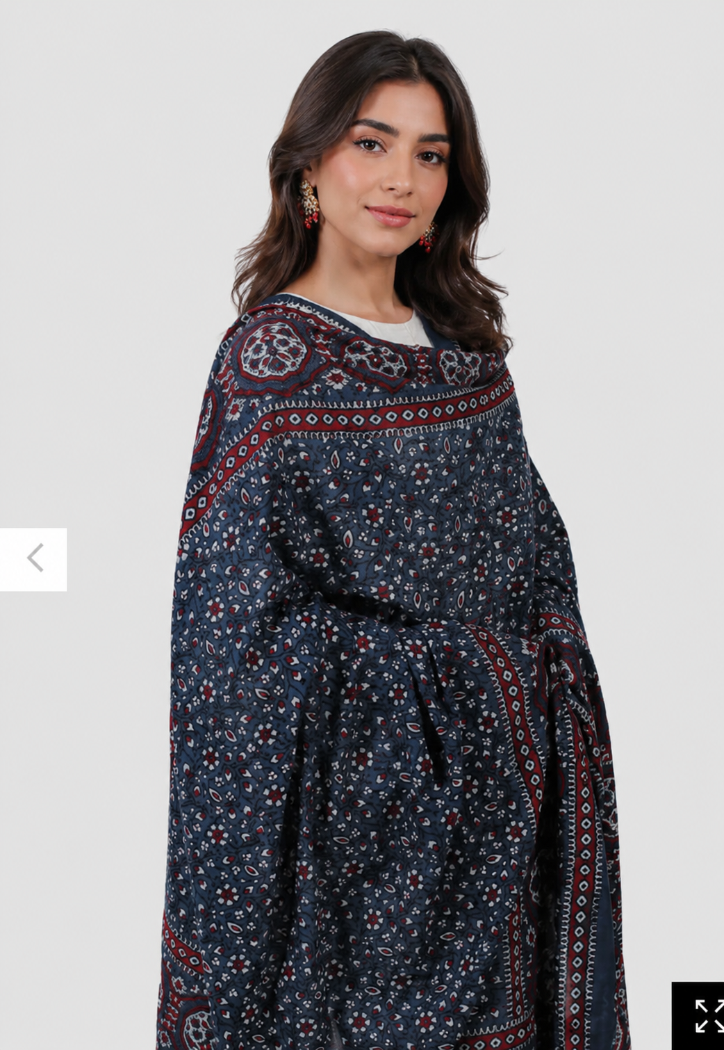 Neelam Ajrak Shawl
