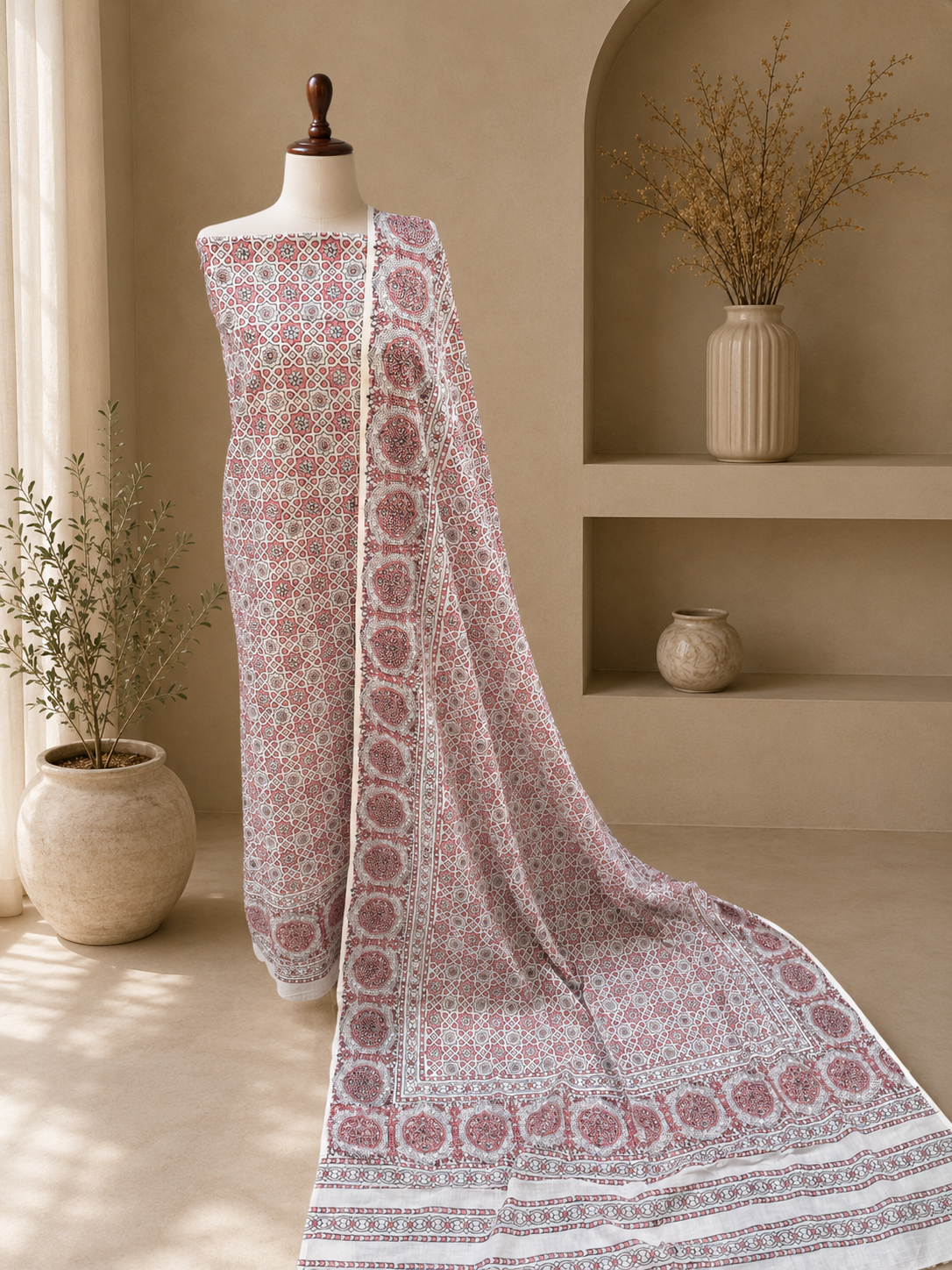 Gulabi  2 piece (block print)