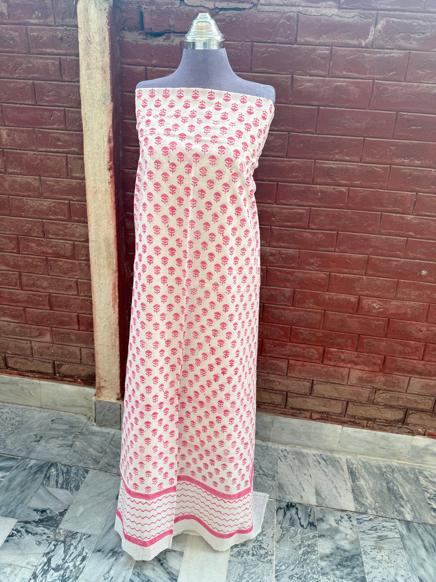 Phulkari kurta (pink)