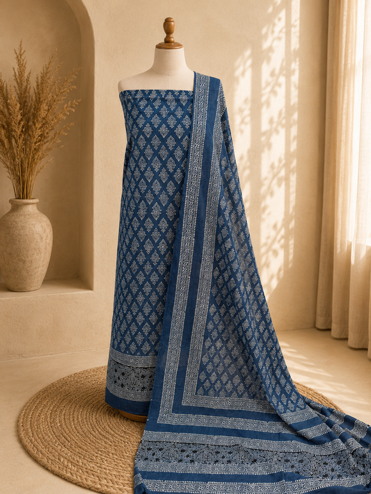 2 Piece (Natural dye) Indigo