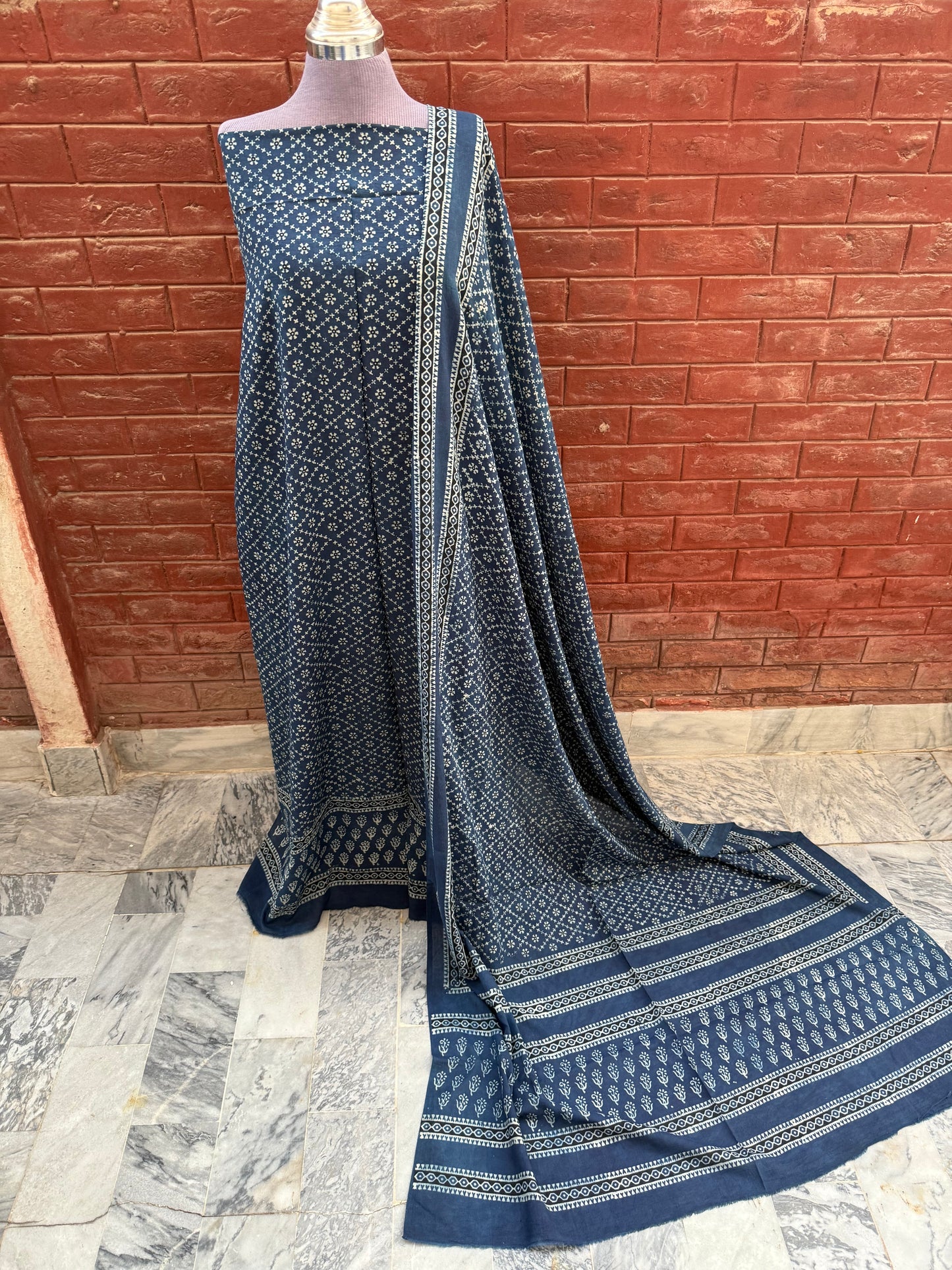 2 Piece (Natural dye) Indigo