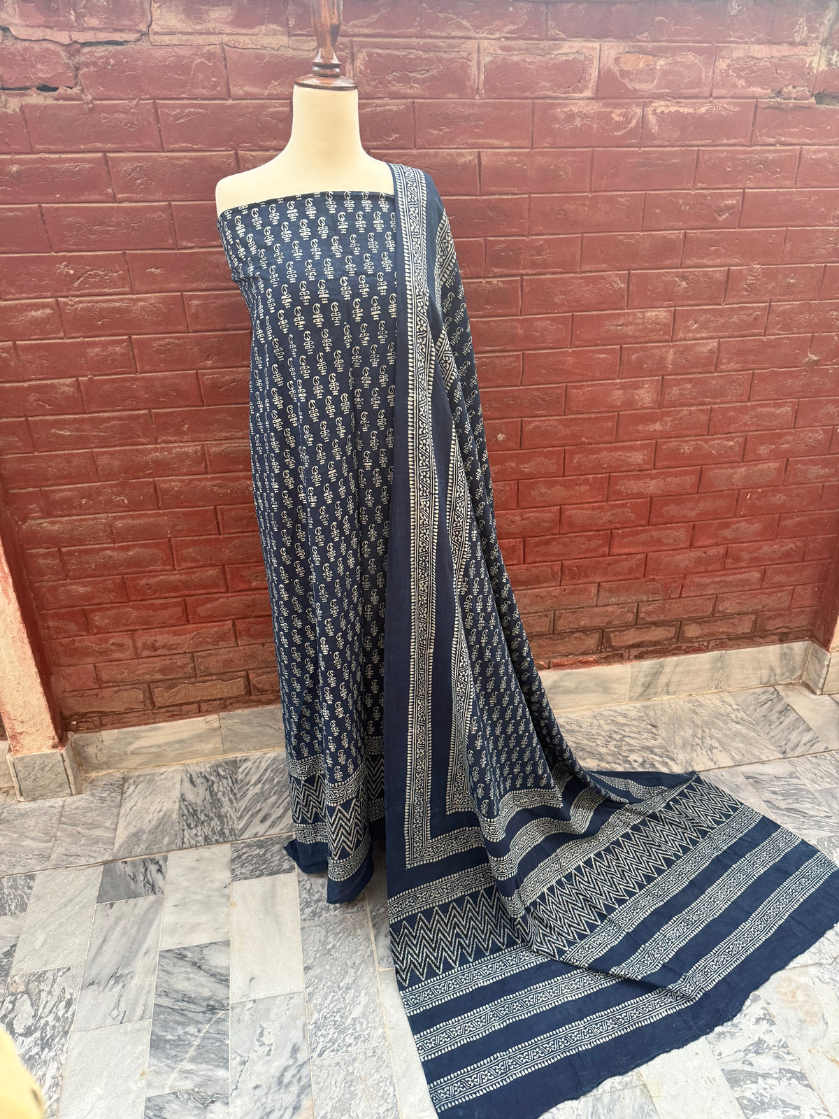 2 Piece (Natural dye) Indigo
