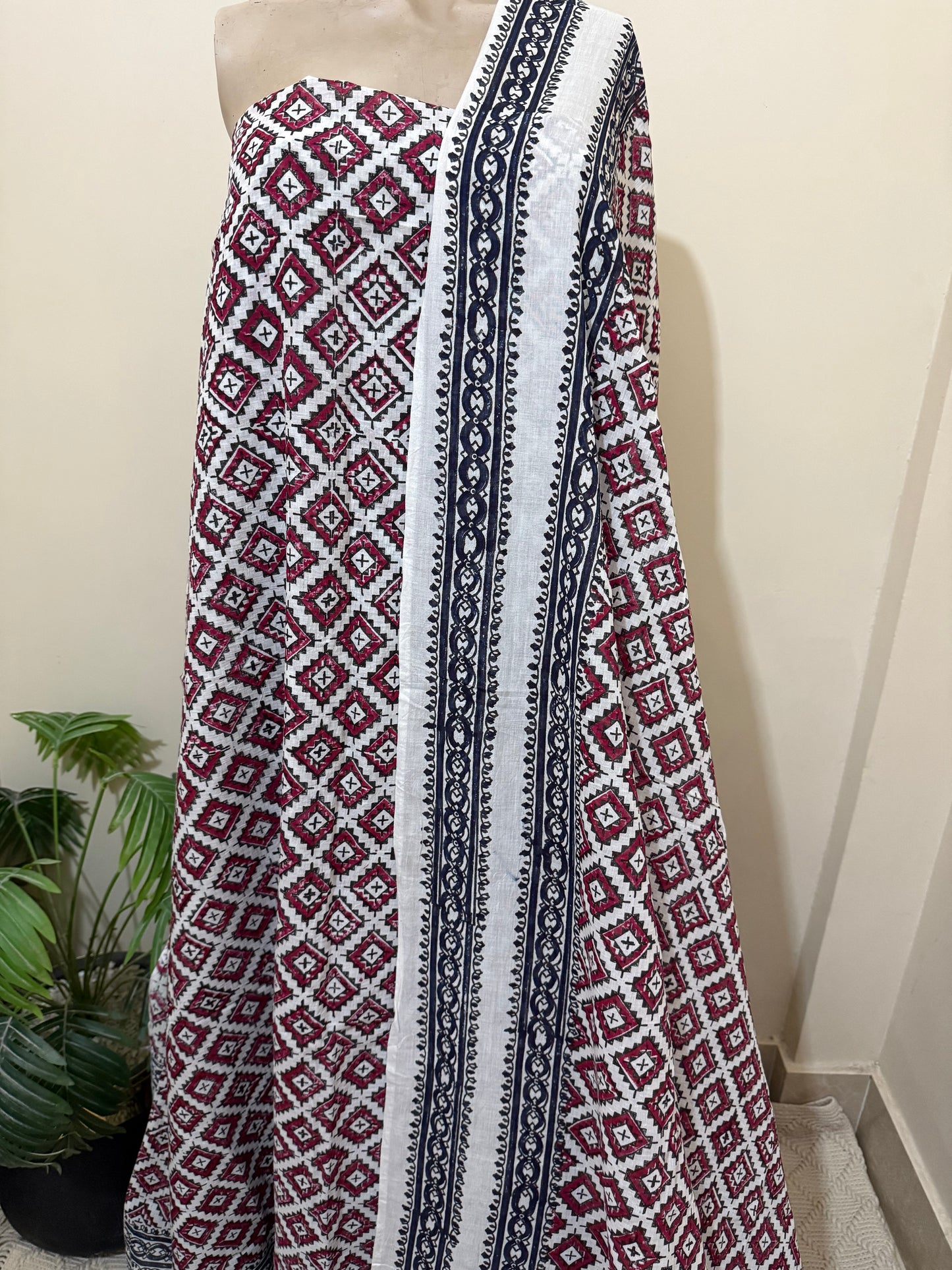 2 piece (block print)