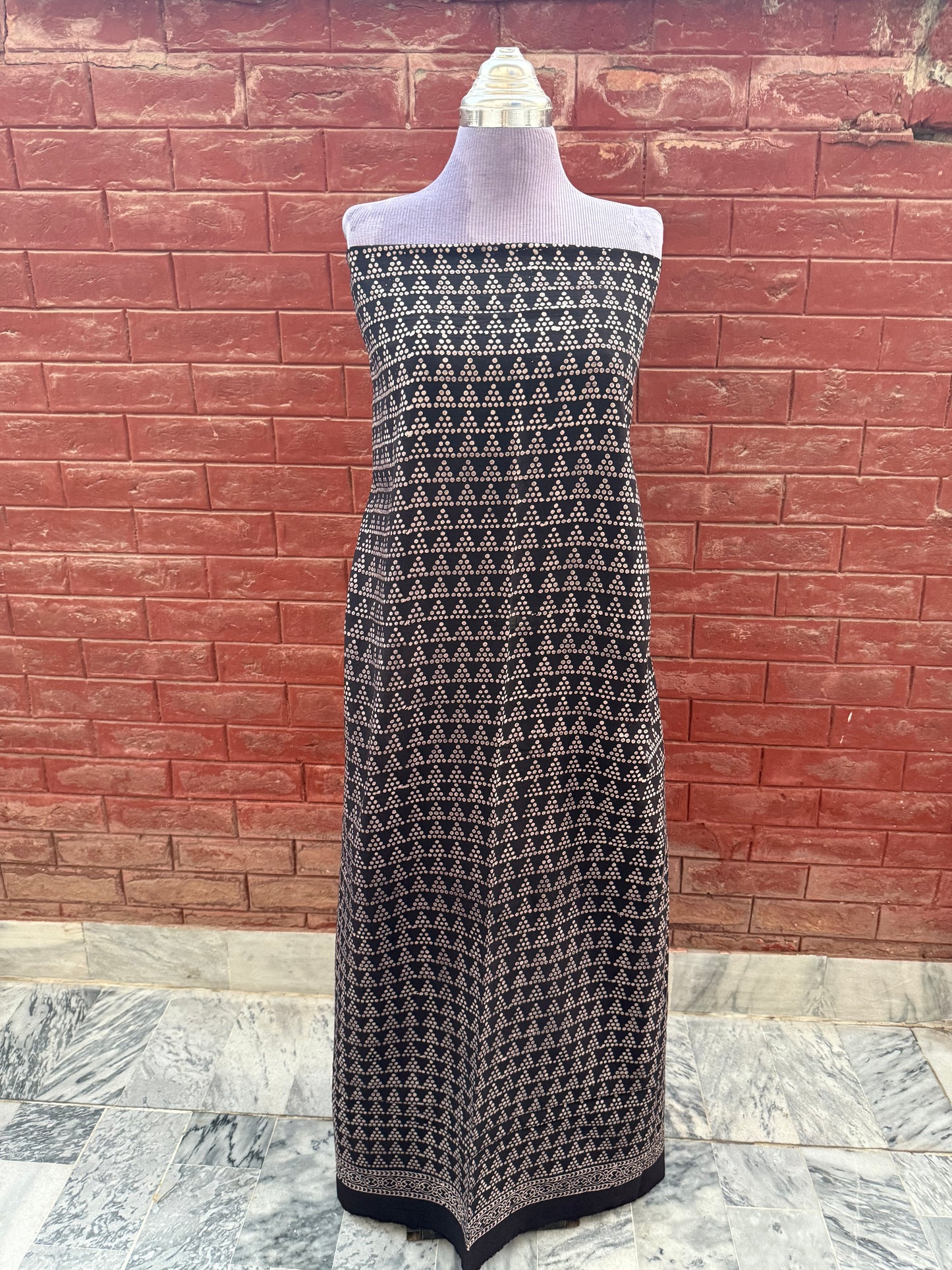 Chunri kurta Black