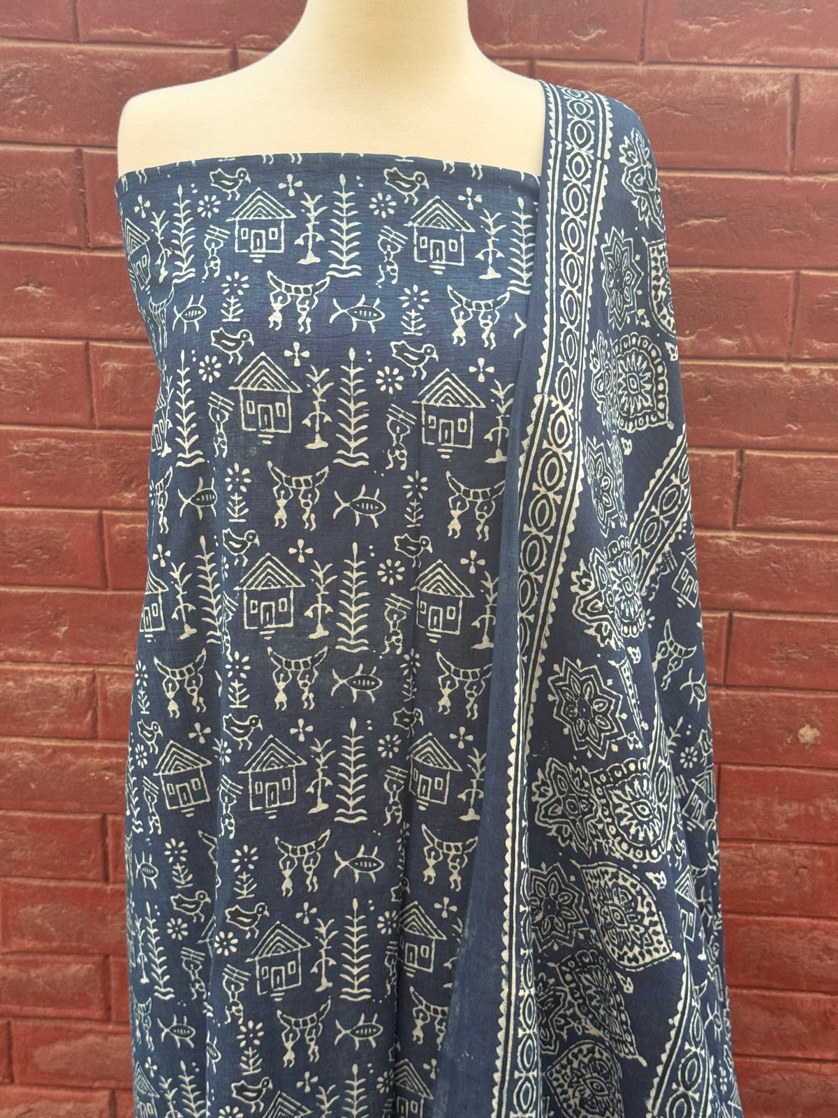 2 Piece (Natural dye) Indigo