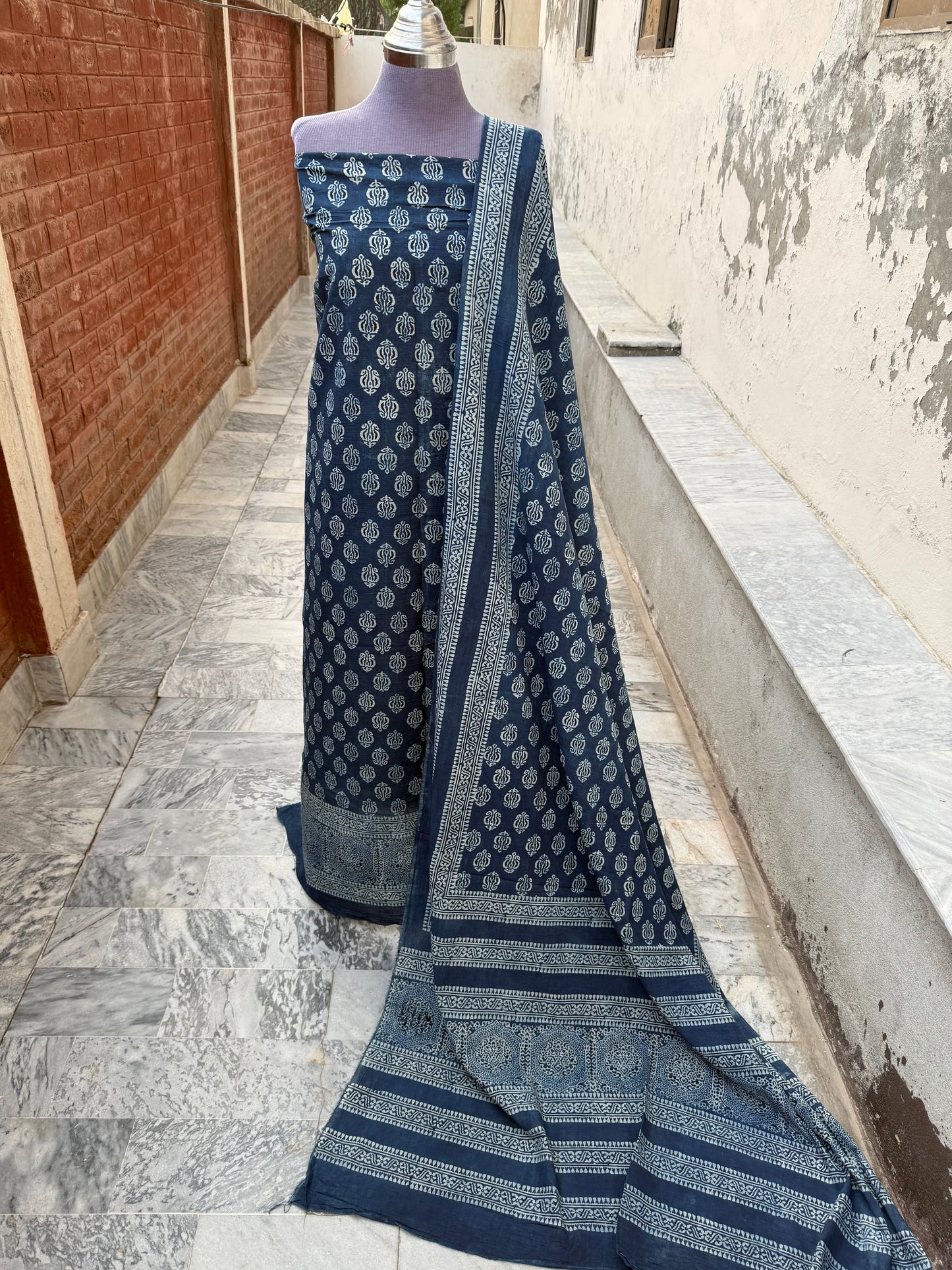 2 Piece (Natural dye) Indigo