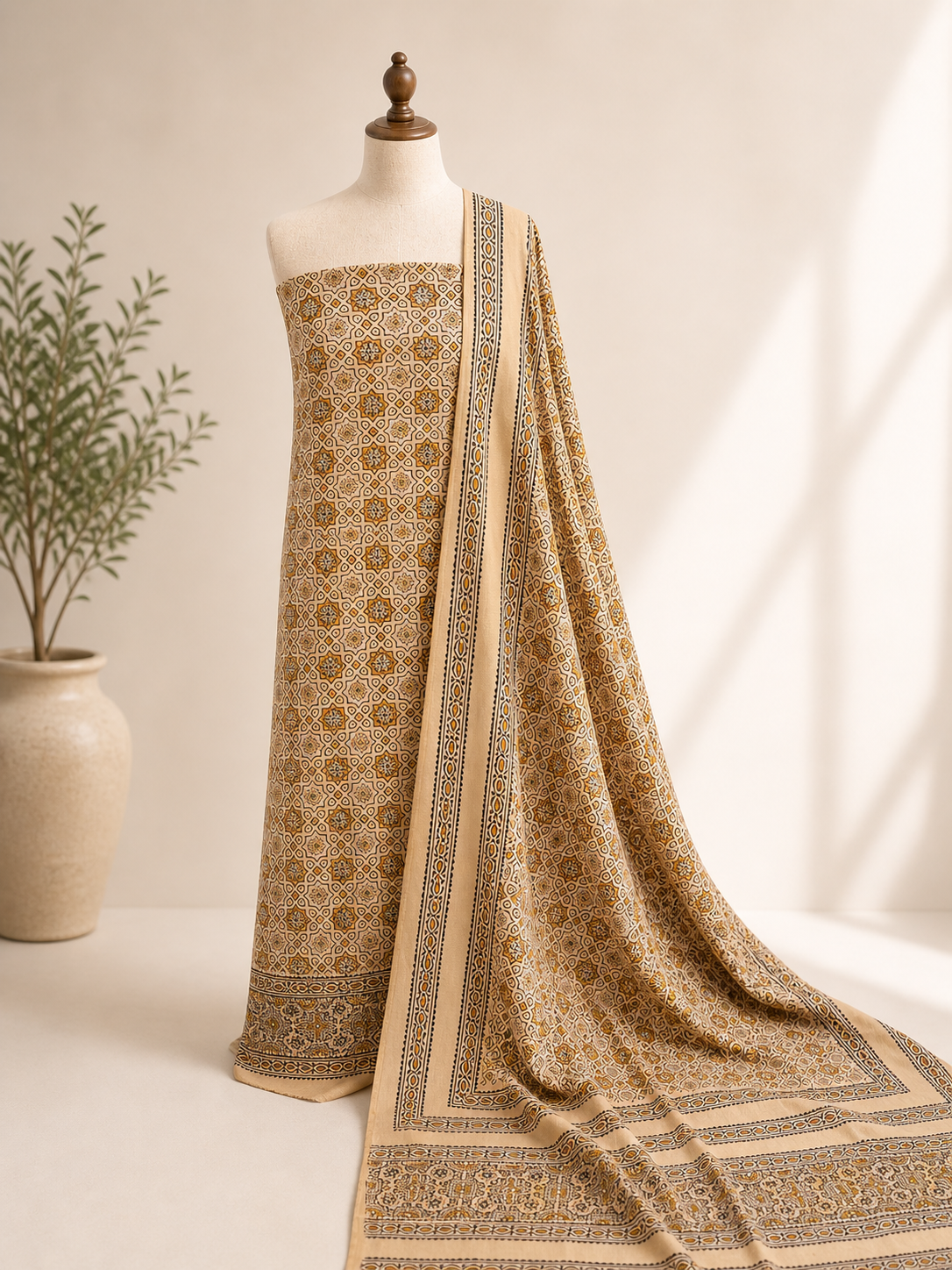 2 piece Bagru Ajrak