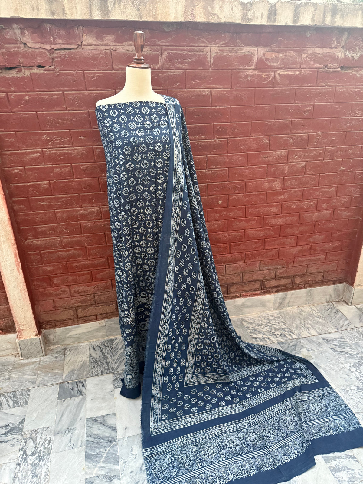 2 Piece (Natural dye) Indigo