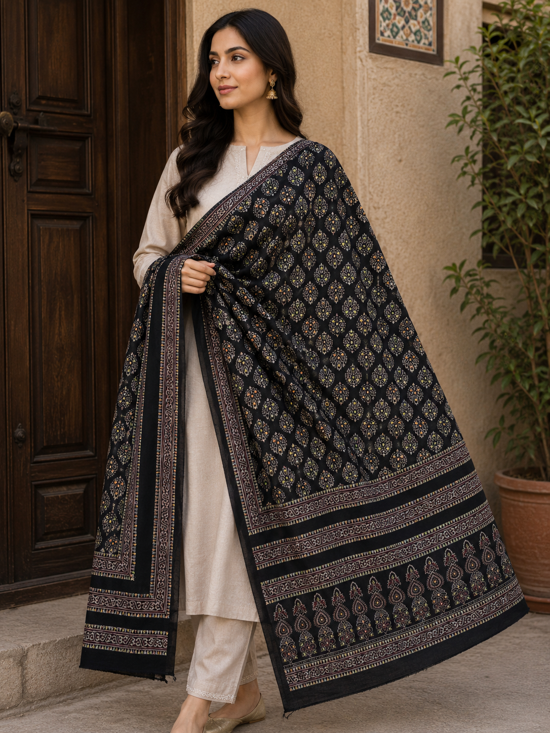 Pure lawn Sitara embellished