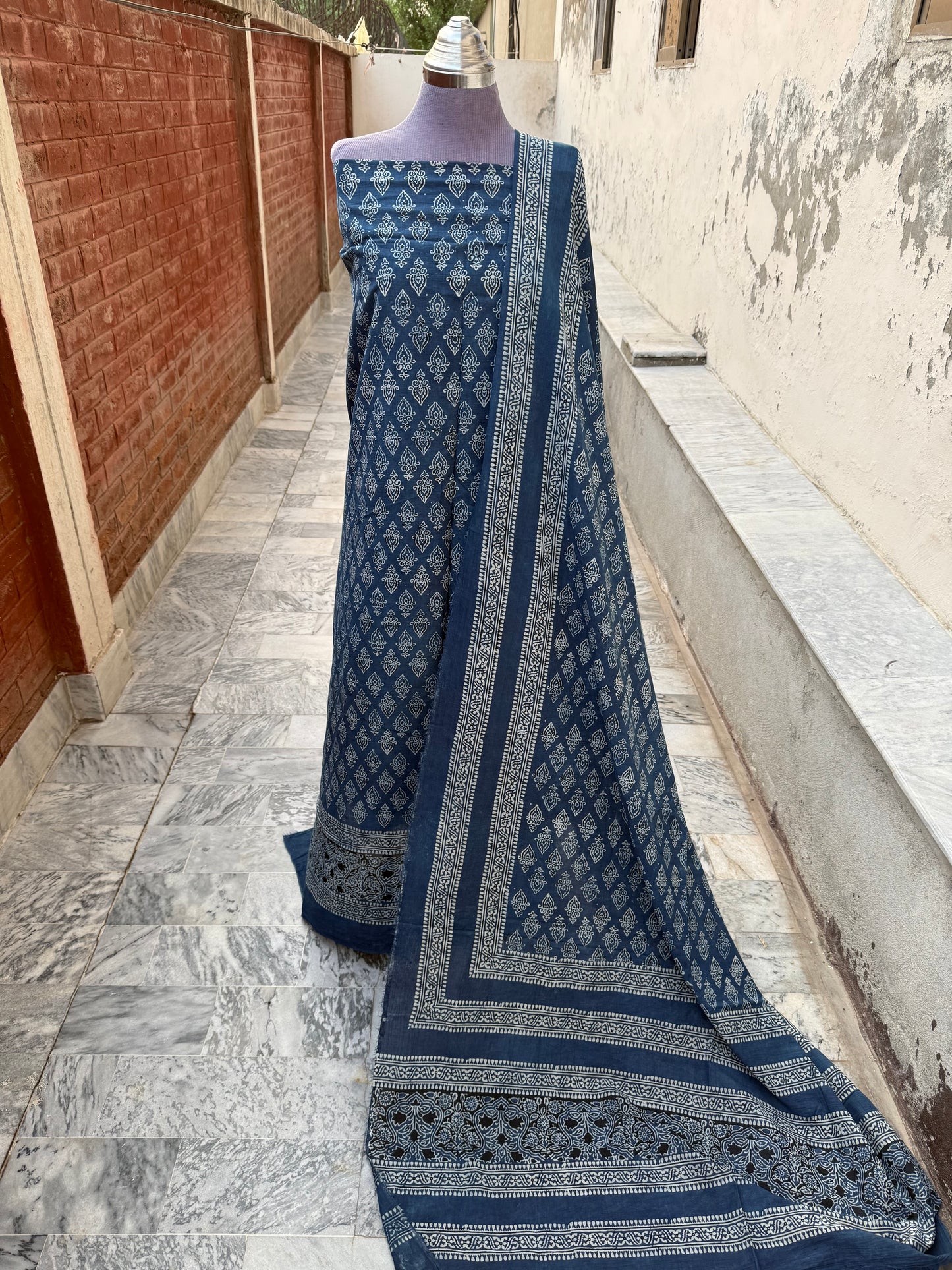 2 Piece (Natural dye) Indigo