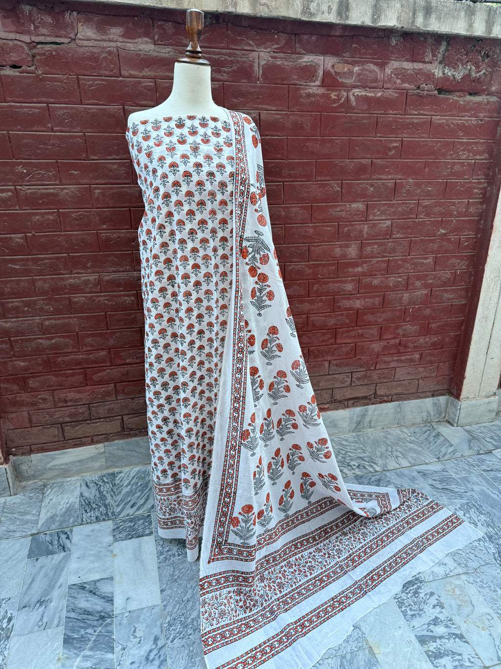 2 piece Block print