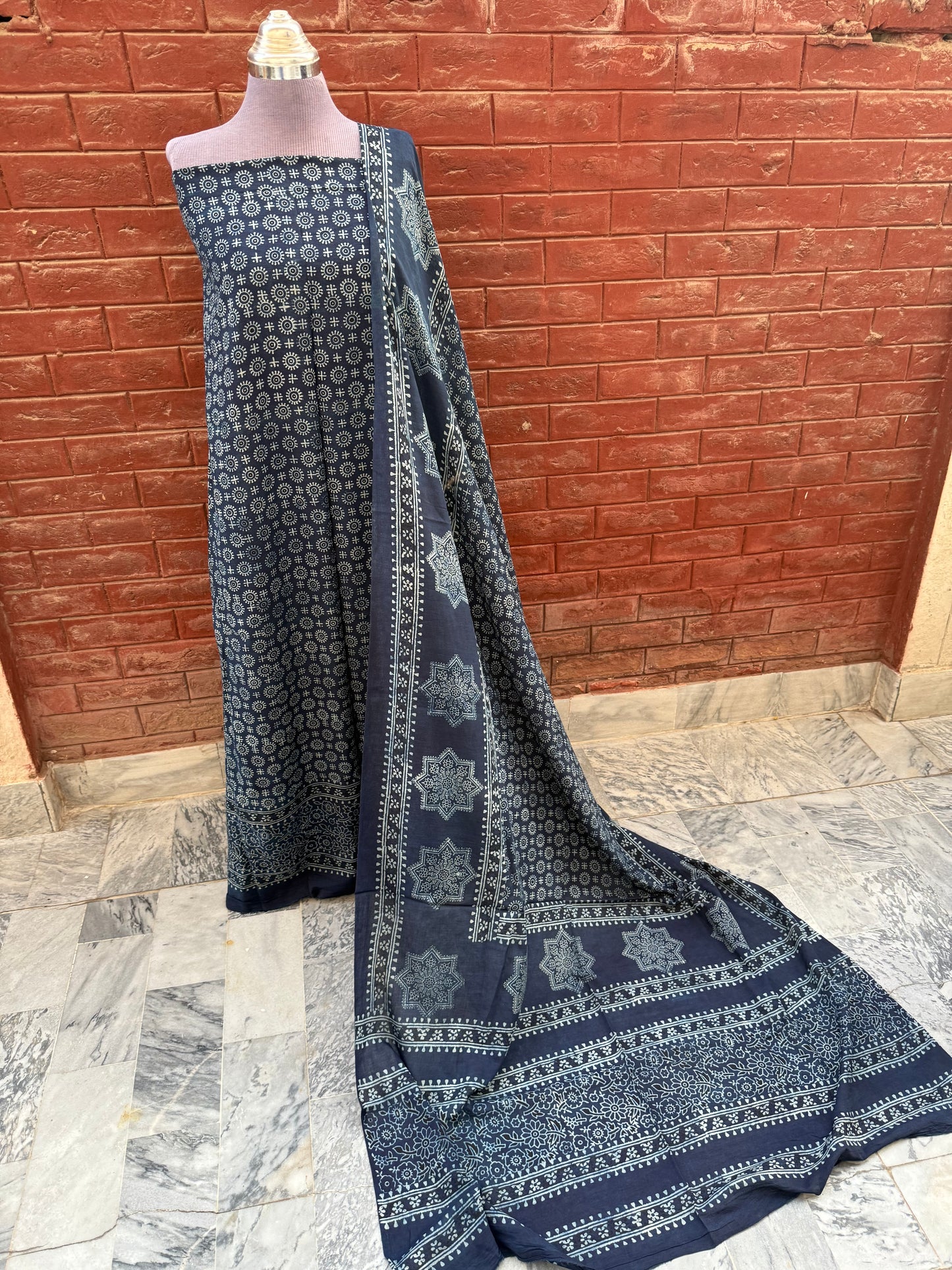 2 Piece (Natural dye) Indigo