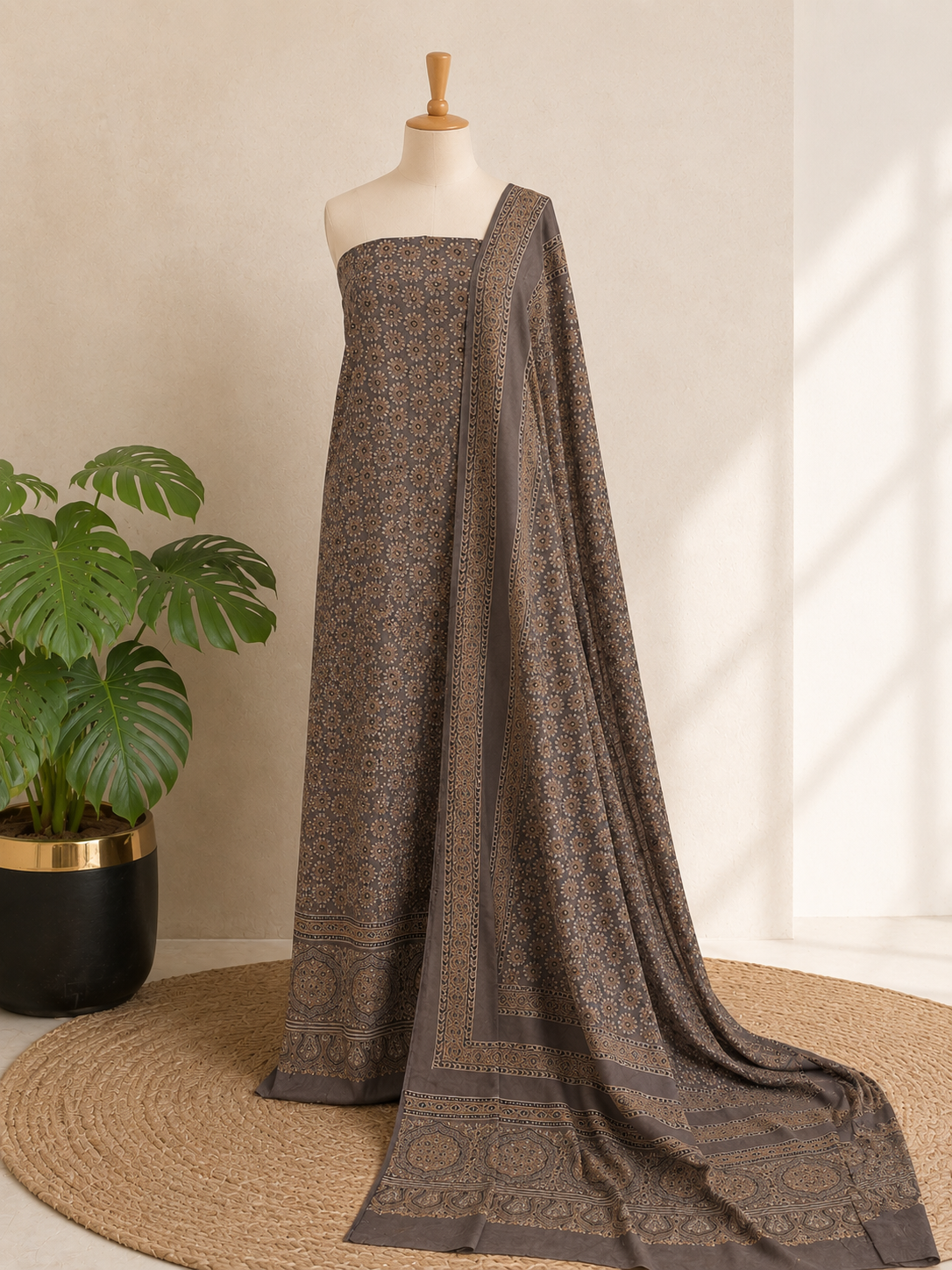 Abida Parveen Ajrak lawn