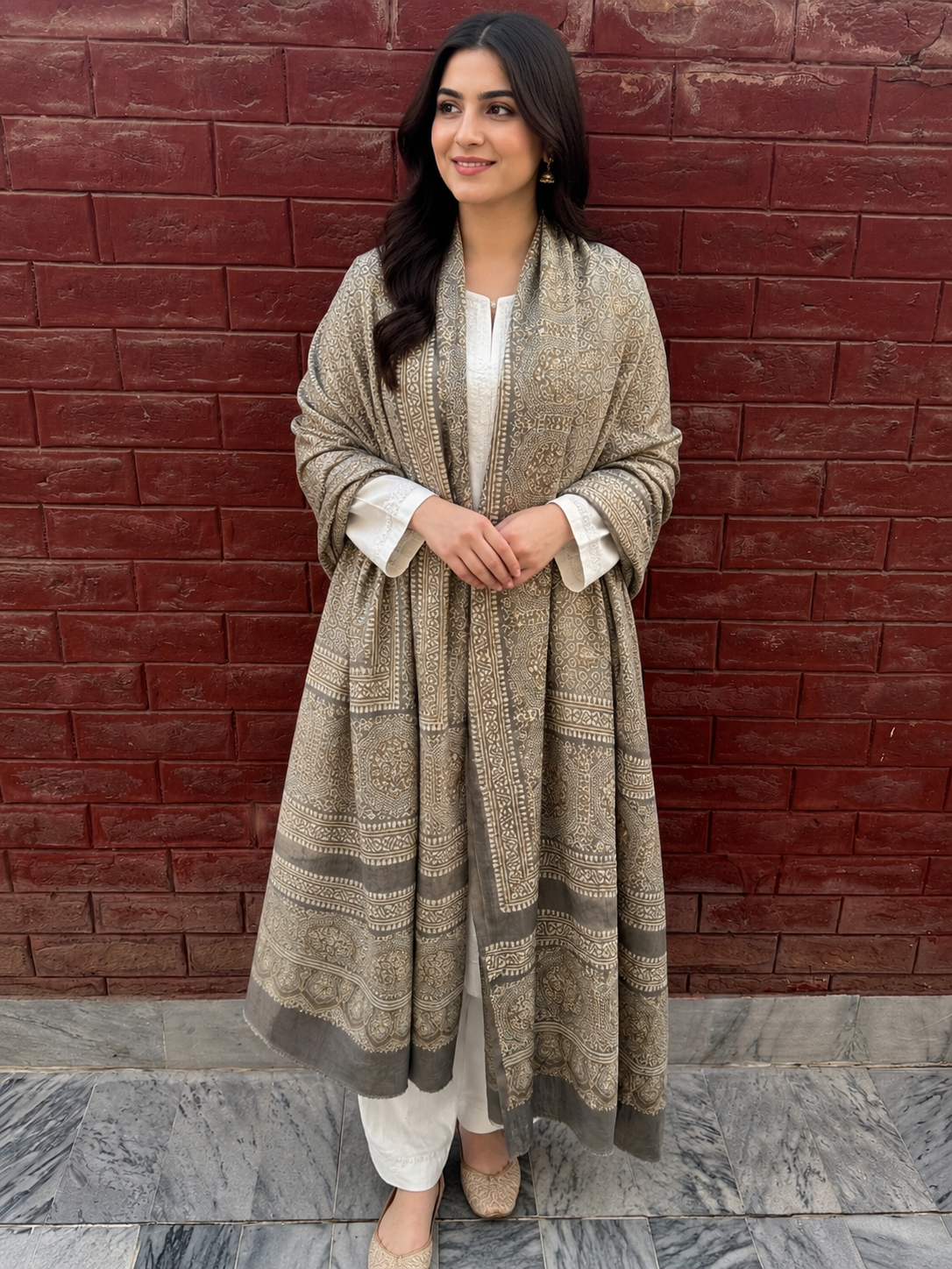 Surma Ajrak Shawl
