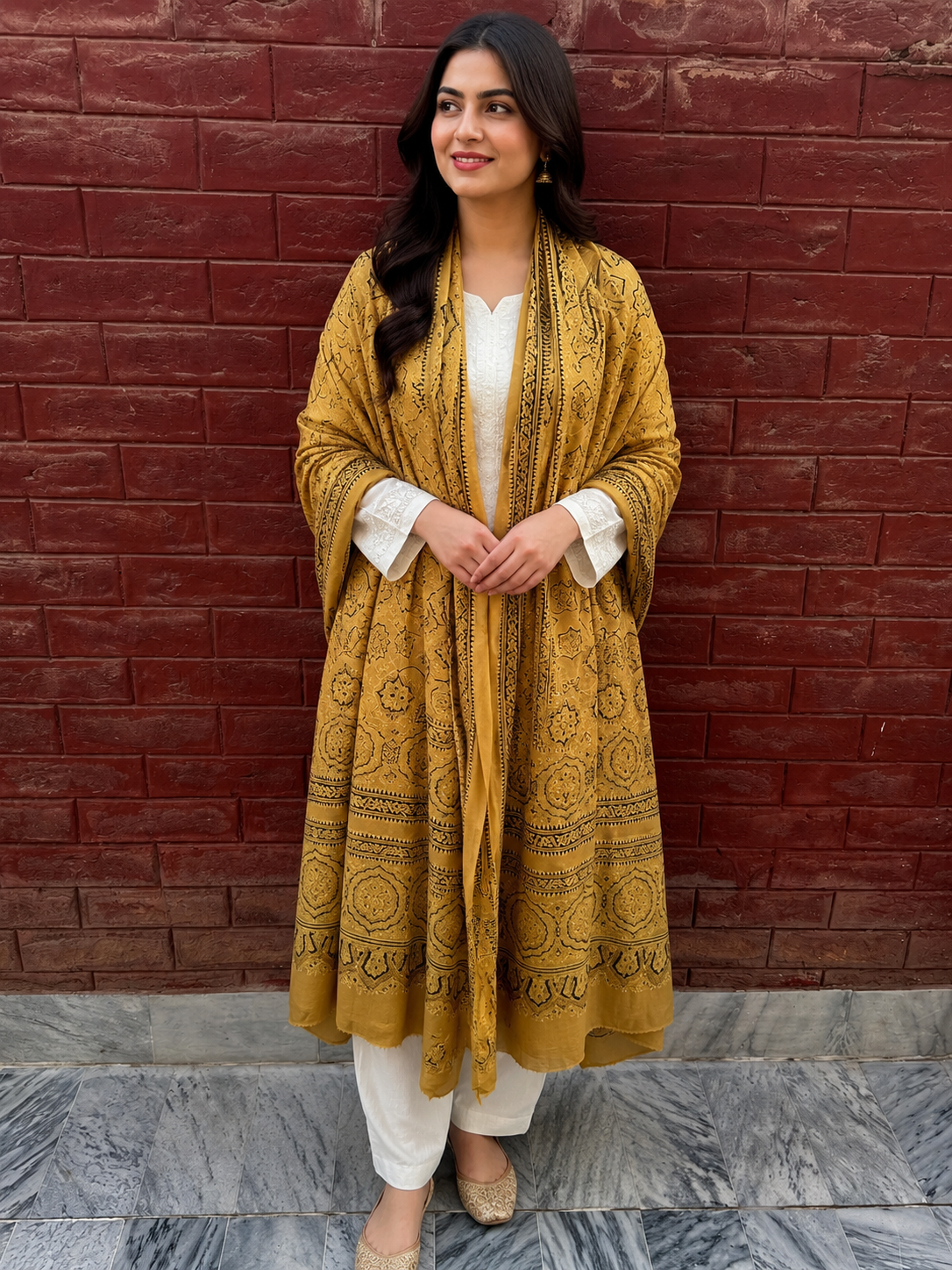 Sahiba  Ajrak Shawl