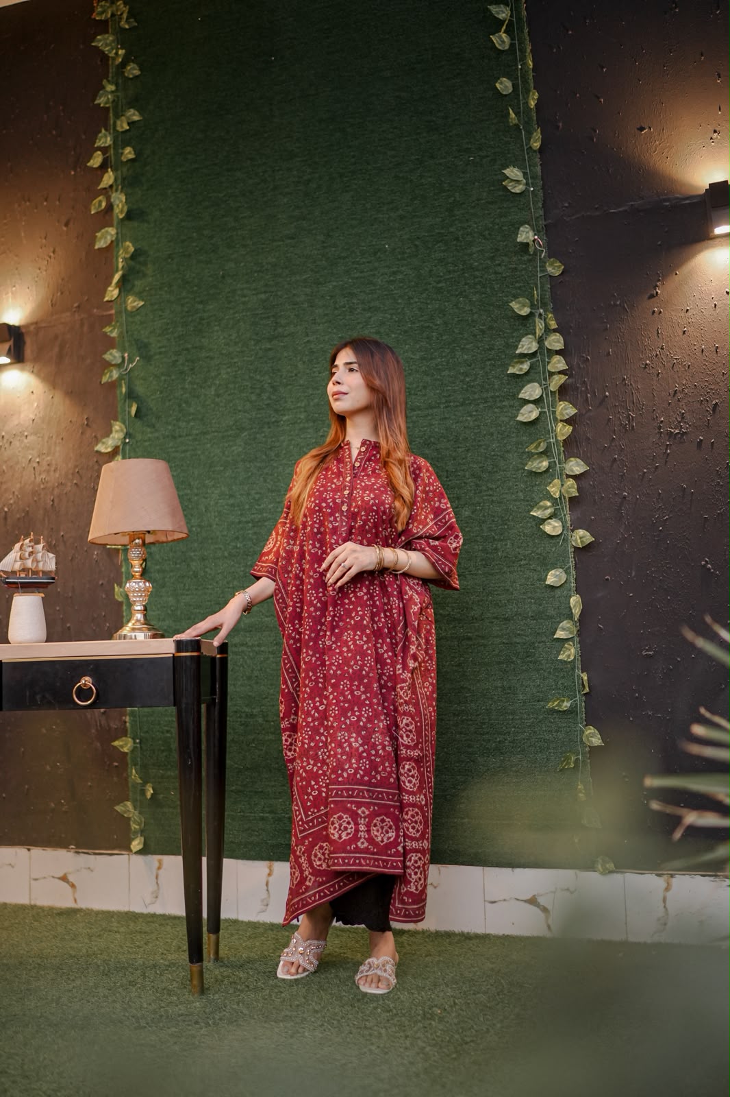 Ajrak Kaftaan